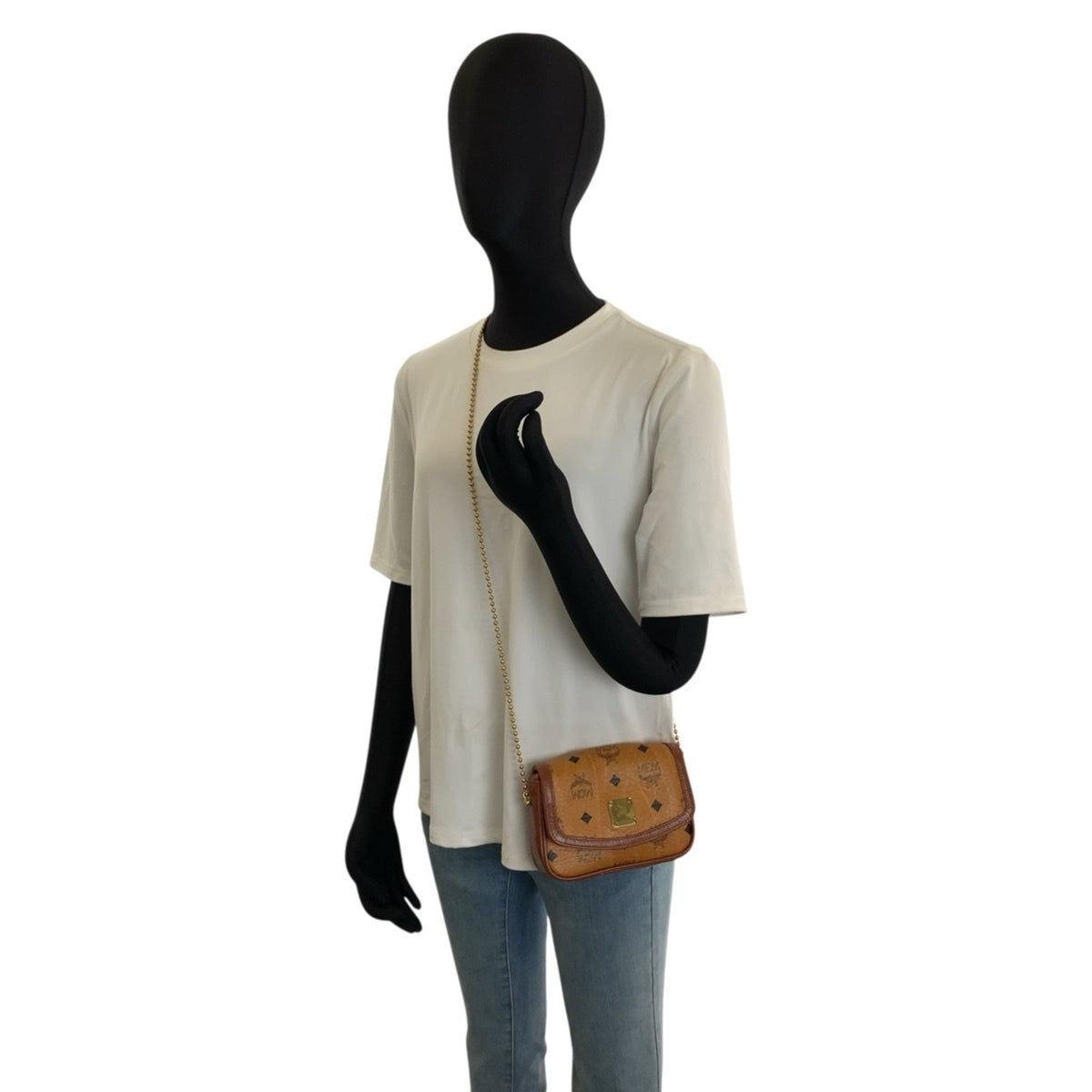 Mcm Brown Pvc Pochette Shoulder Bag (Pre-Owned)