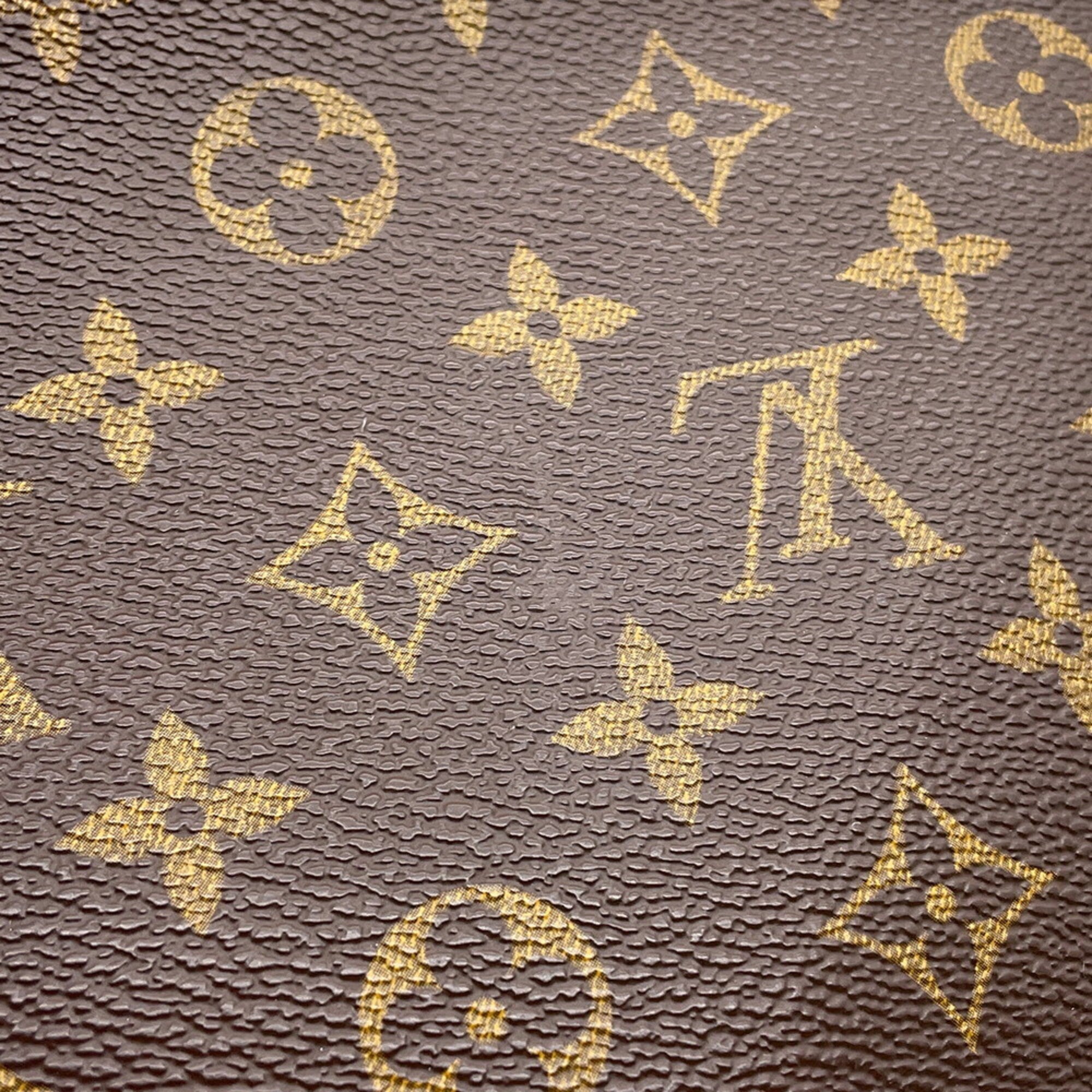 Louis Vuitton Brown Monogram Canvas Handbag Shoulder Bag (Pre-Owned)