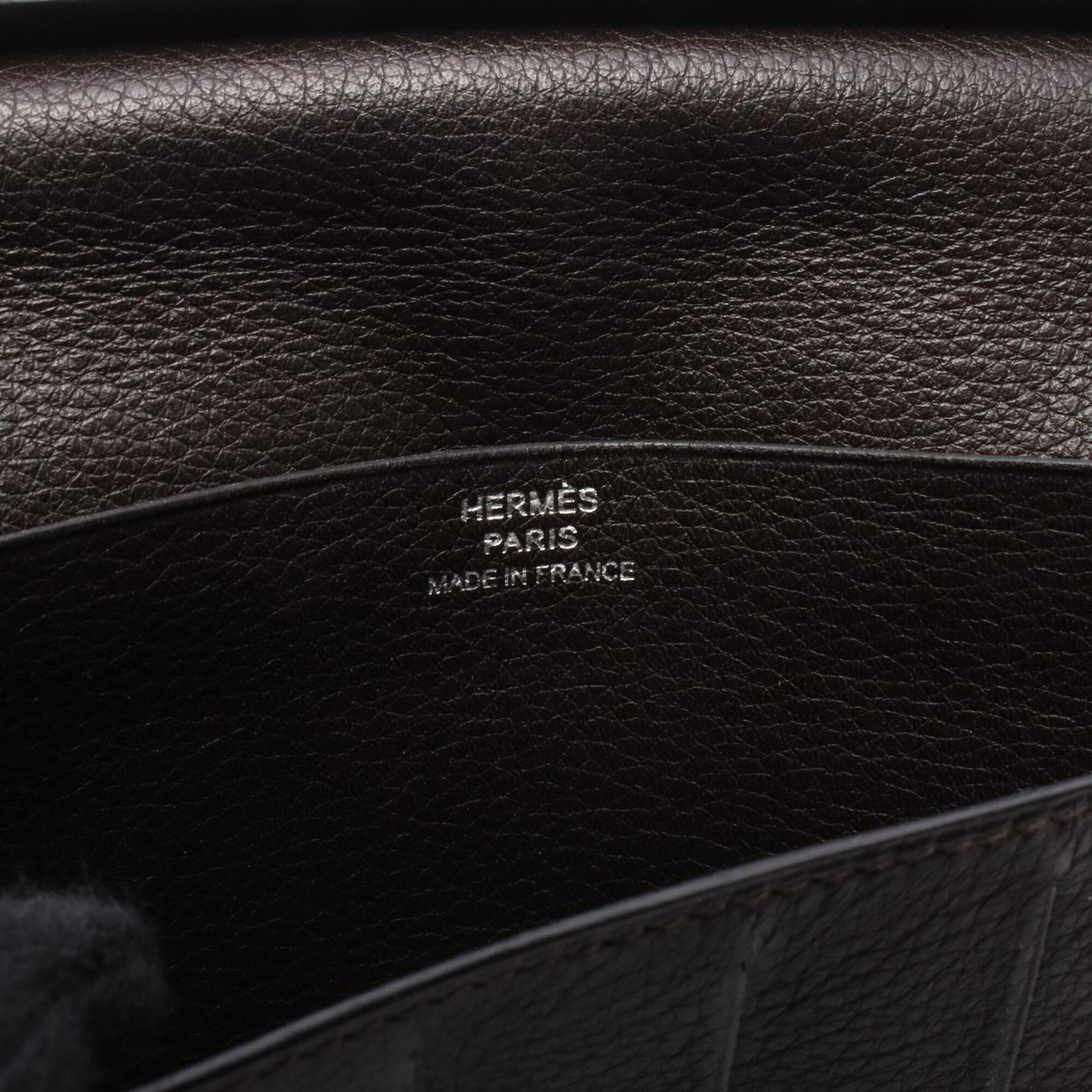 Hermes Brown Swift Leather Long Wallet (Bi-Fold) (Pre-Owned)