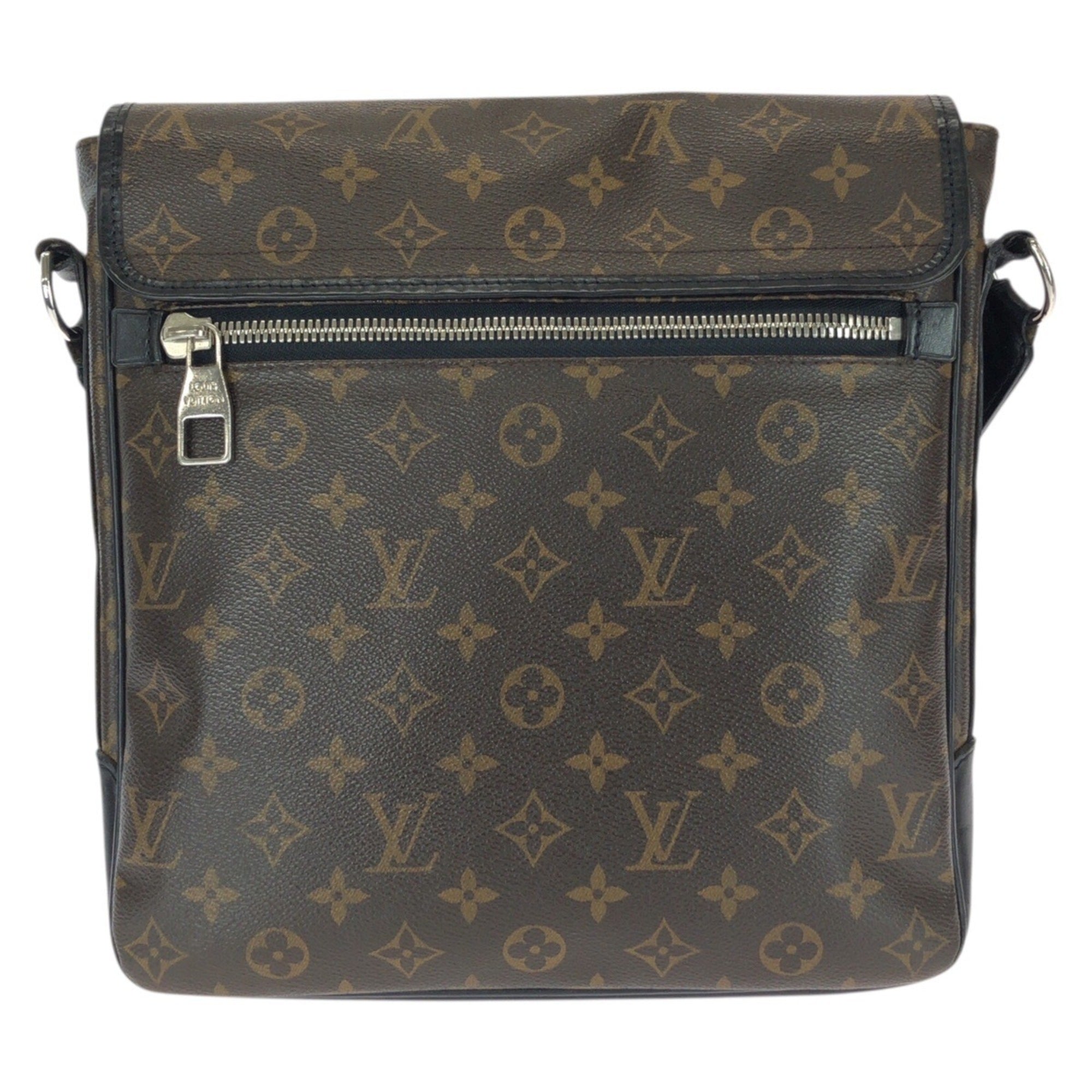 Louis Vuitton Brown Dark Brown Monogram Macassar Pvc Messenger Bag Shoulder Bag (Pre-Owned)