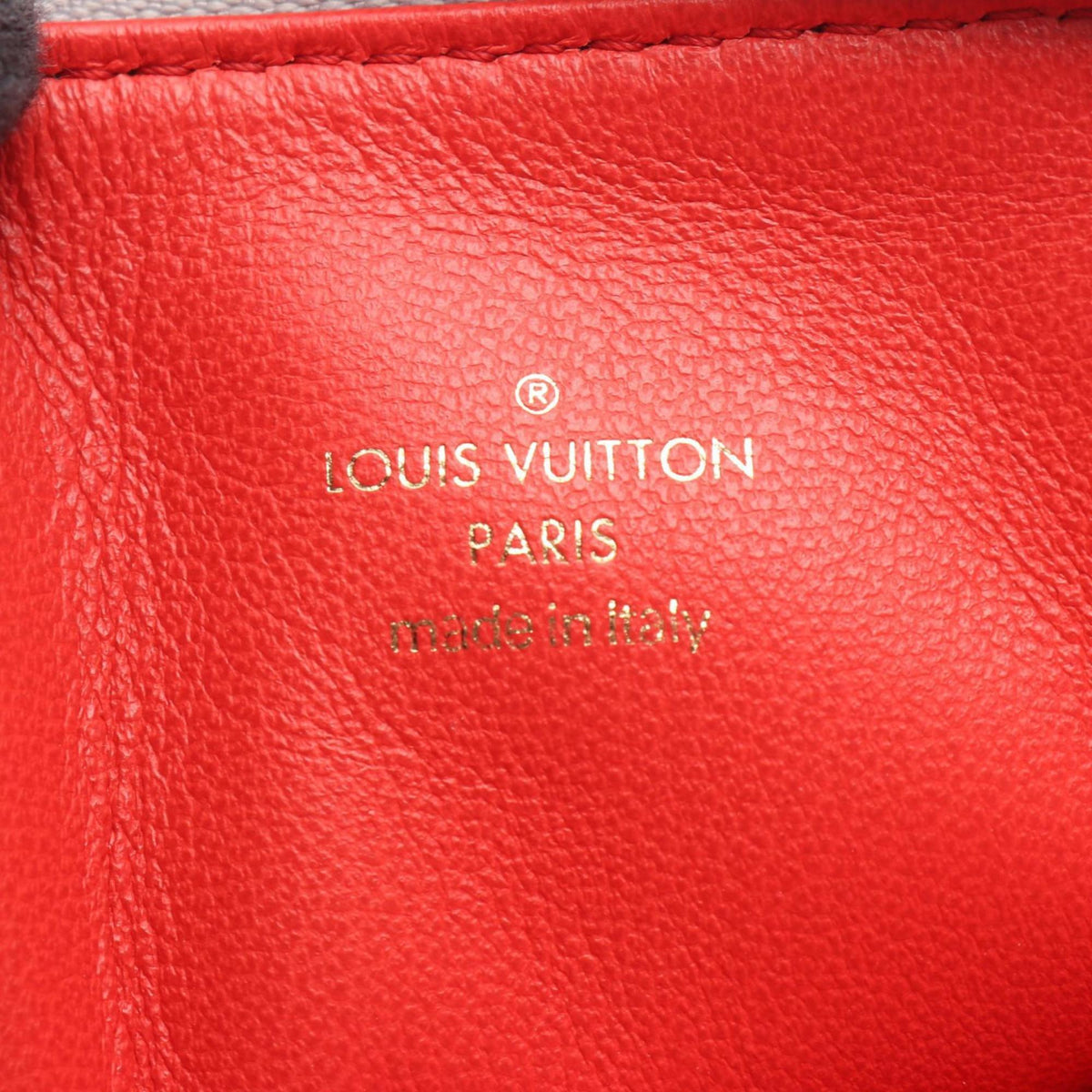 Louis Vuitton Silver Leather Handbag Shoulder Bag (Pre-Owned)