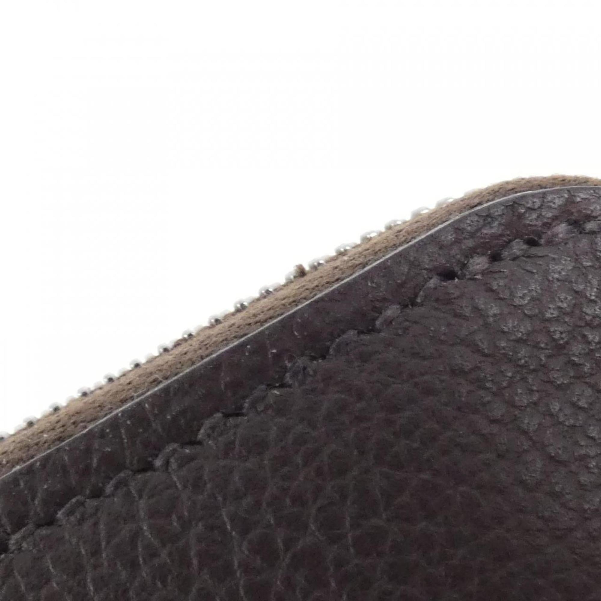 Hermes Celeste Mocha Silk Long Wallet (Bi-Fold) (Pre-Owned)