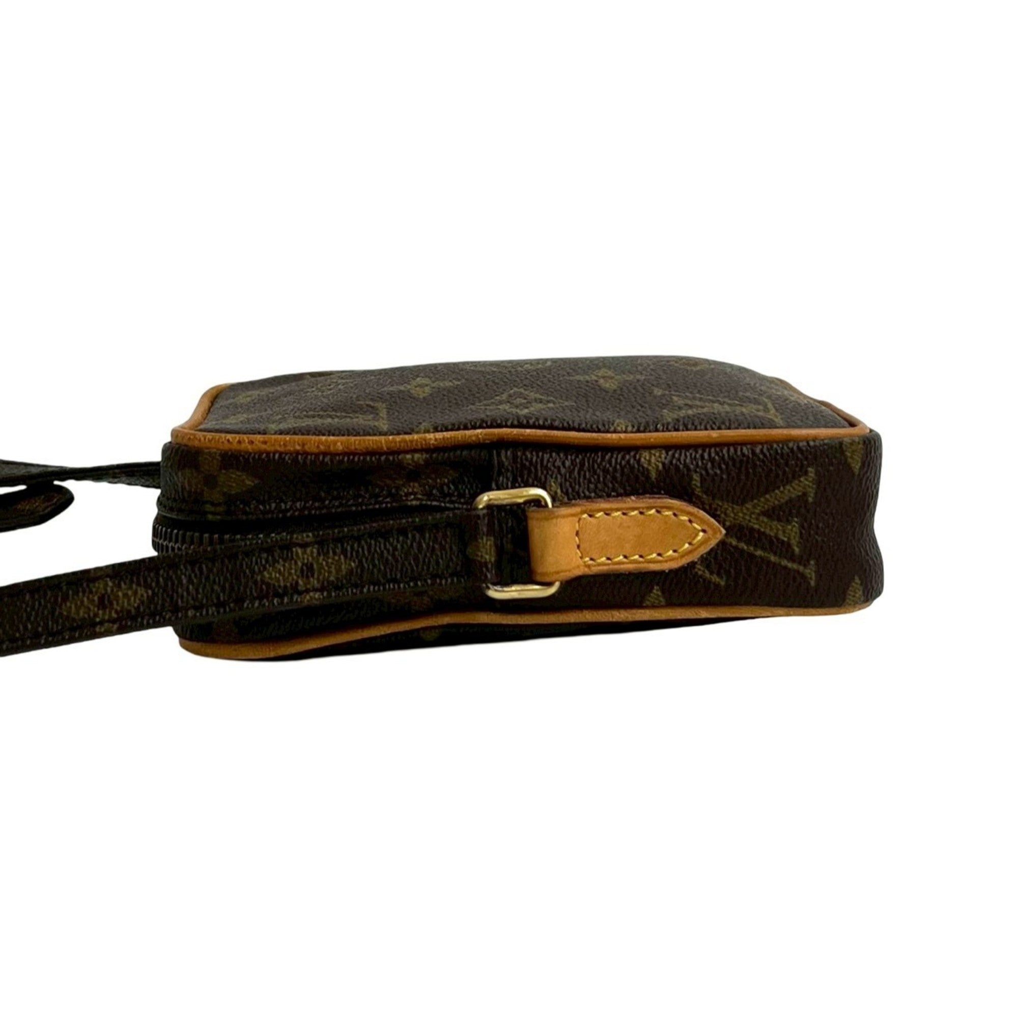 Louis Vuitton Brown Leather Pvc Pochette Shoulder Bag (Pre-Owned)
