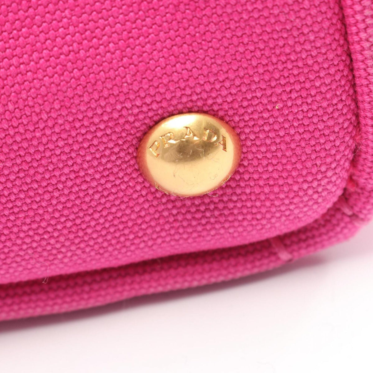 Prada Pink Canvas Handbag (Pre-Owned)