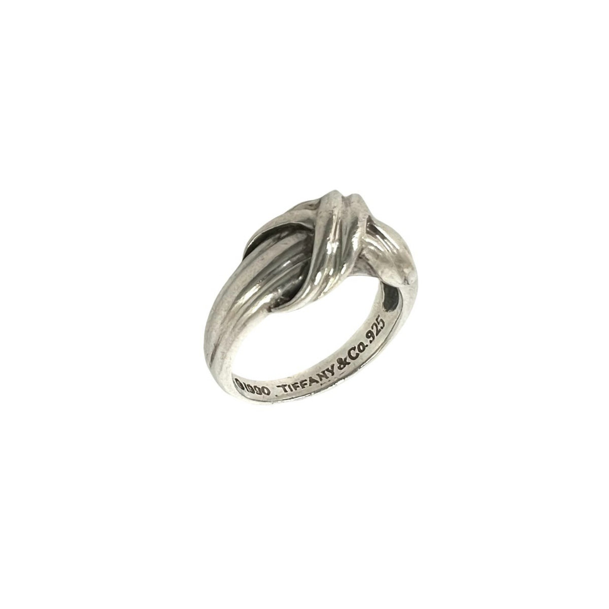 Tiffany Silver Silver 925 Band Ring (Pre-Owned)