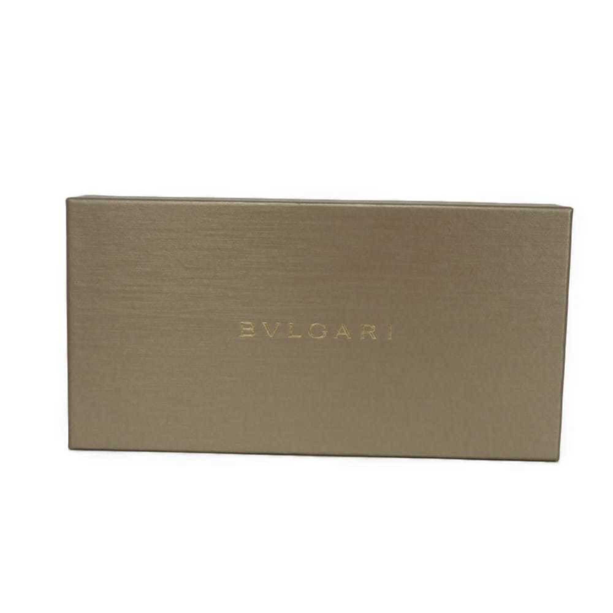 Bvlgari Blue Leather Long Wallet (Bi-Fold) (Pre-Owned)