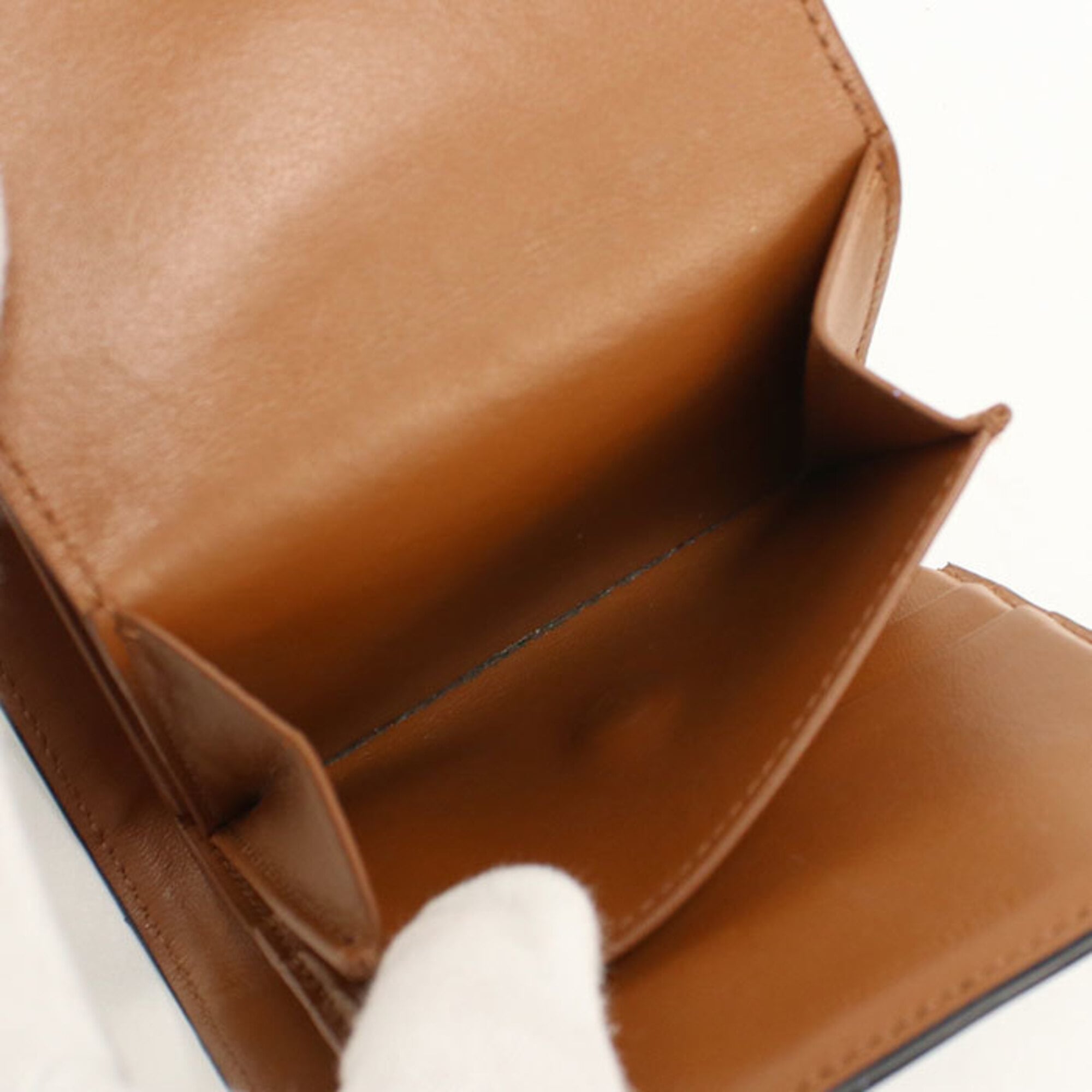 Celine Brown Pvc Wallet (Bi-Fold) (Pre-Owned)