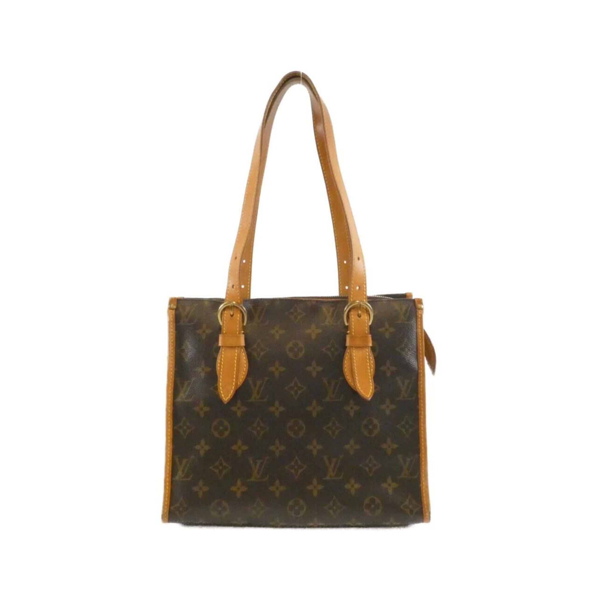 Louis Vuitton Monogram Marron Coated Canvas Shoulder Bag (Pre-Owned)