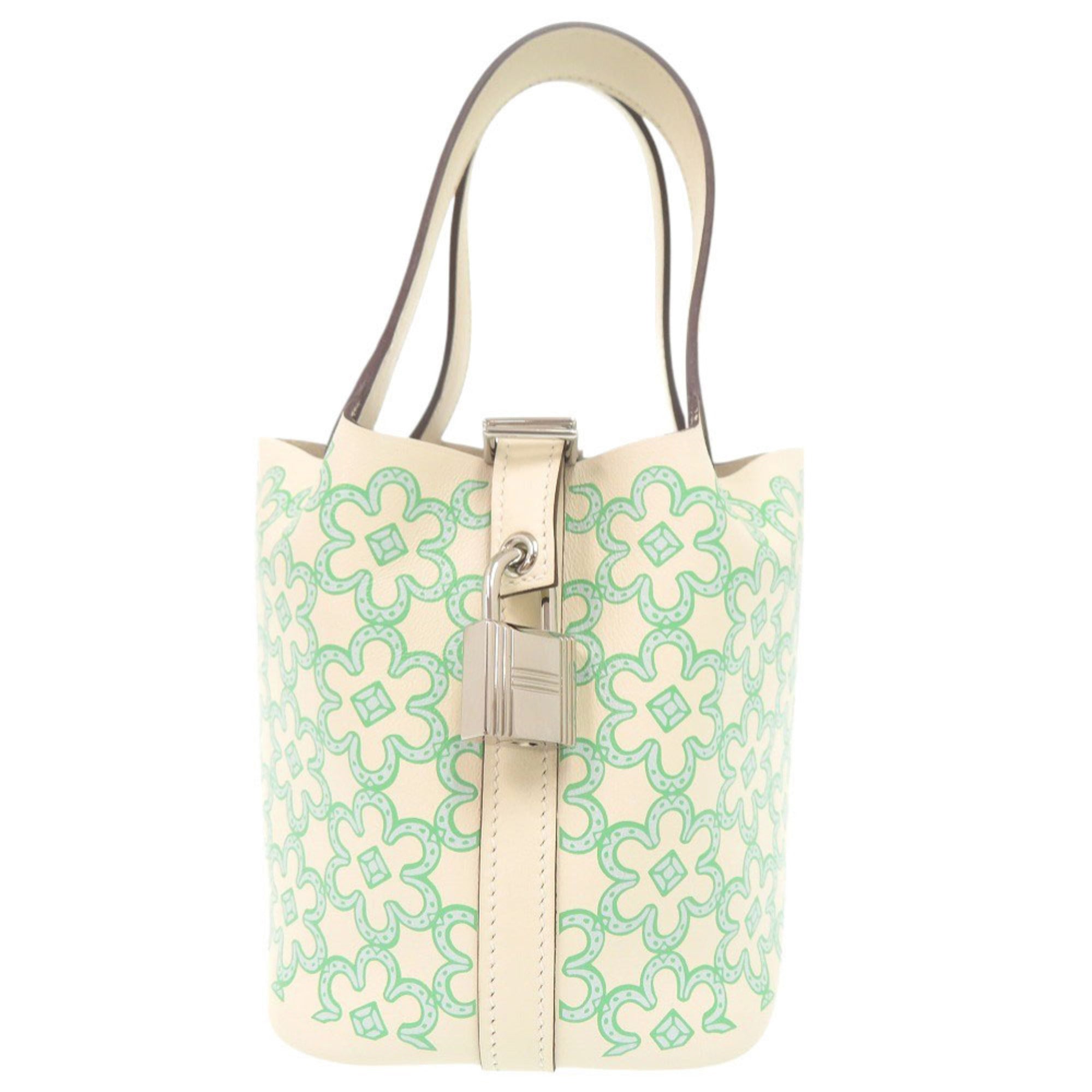 Hermes Vert Swift Leather Handbag (Pre-Owned)