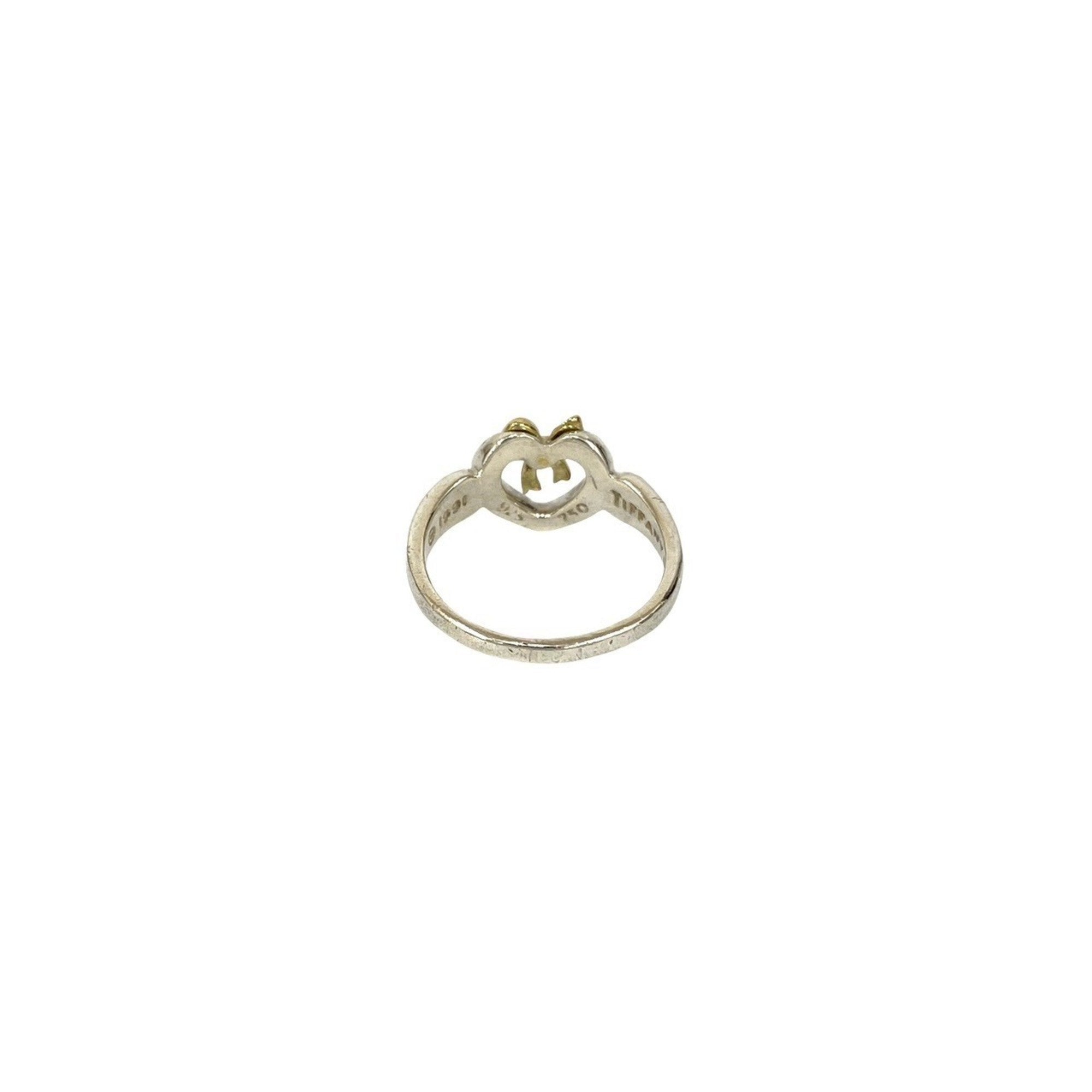 Tiffany Gold Silver Gold (18K) Silver 925 Band Ring (Pre-Owned)