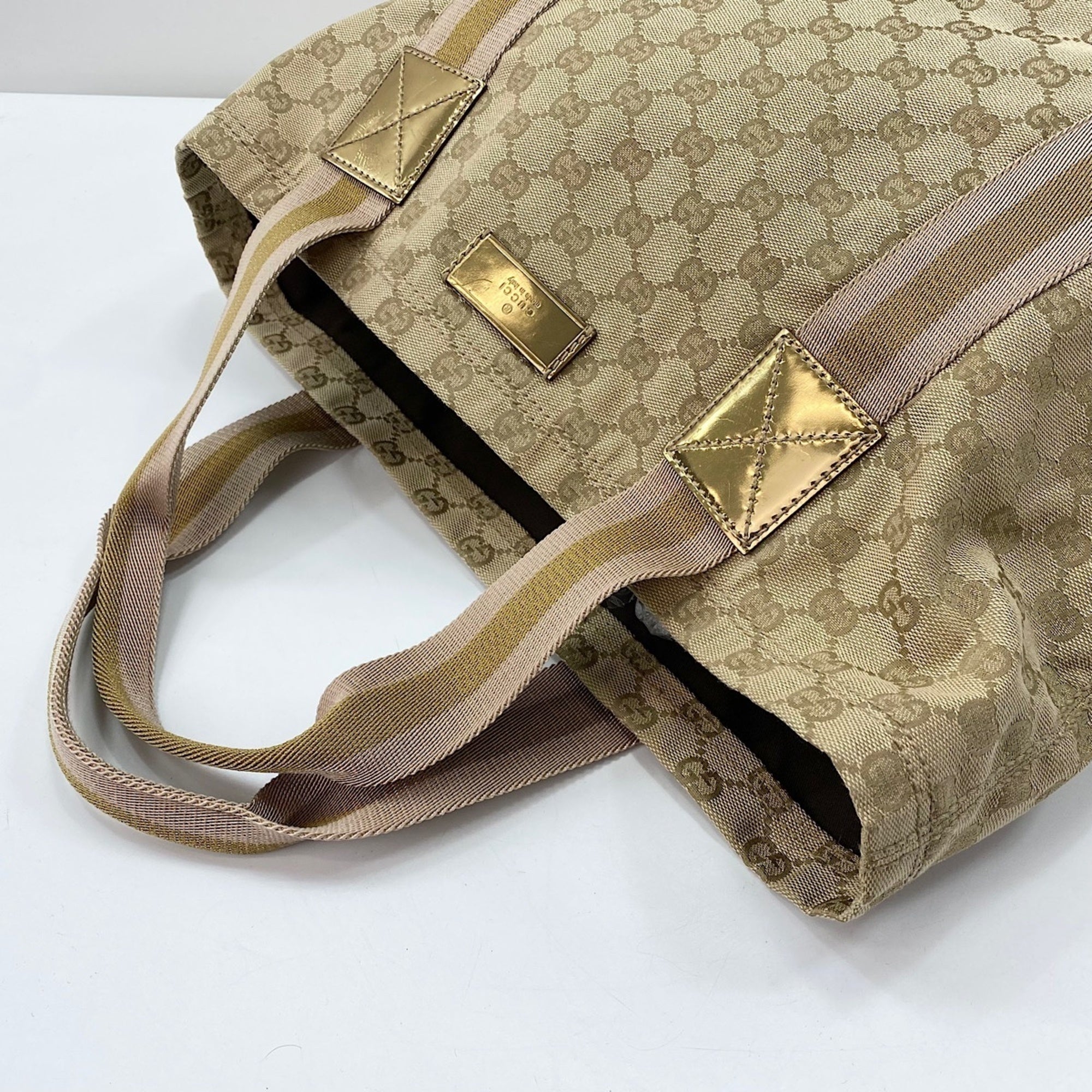 Gucci Beige Tote Bag (Pre-Owned)