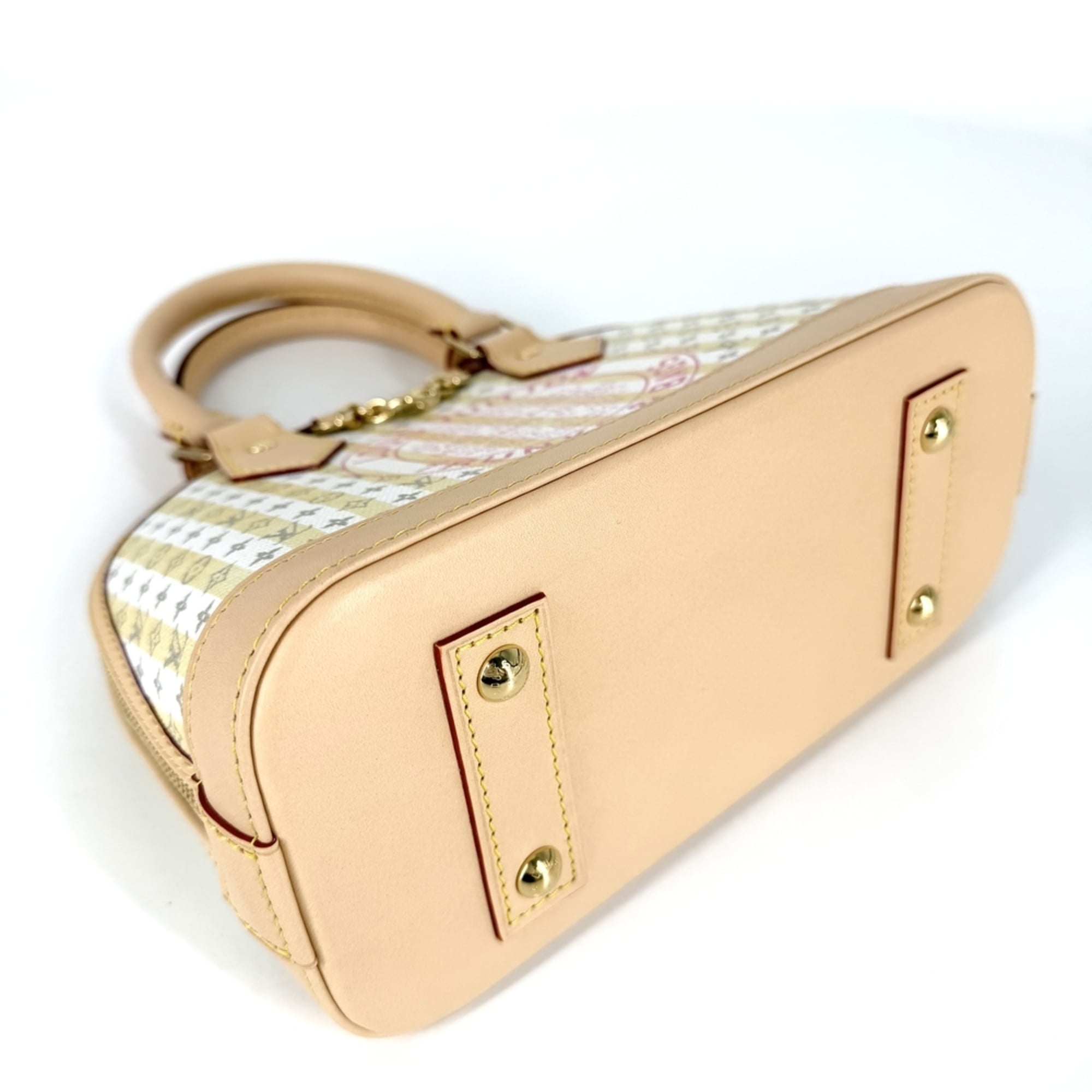 Louis Vuitton Beige Monogram White Monogram Handbag Shoulder Bag (Pre-Owned)