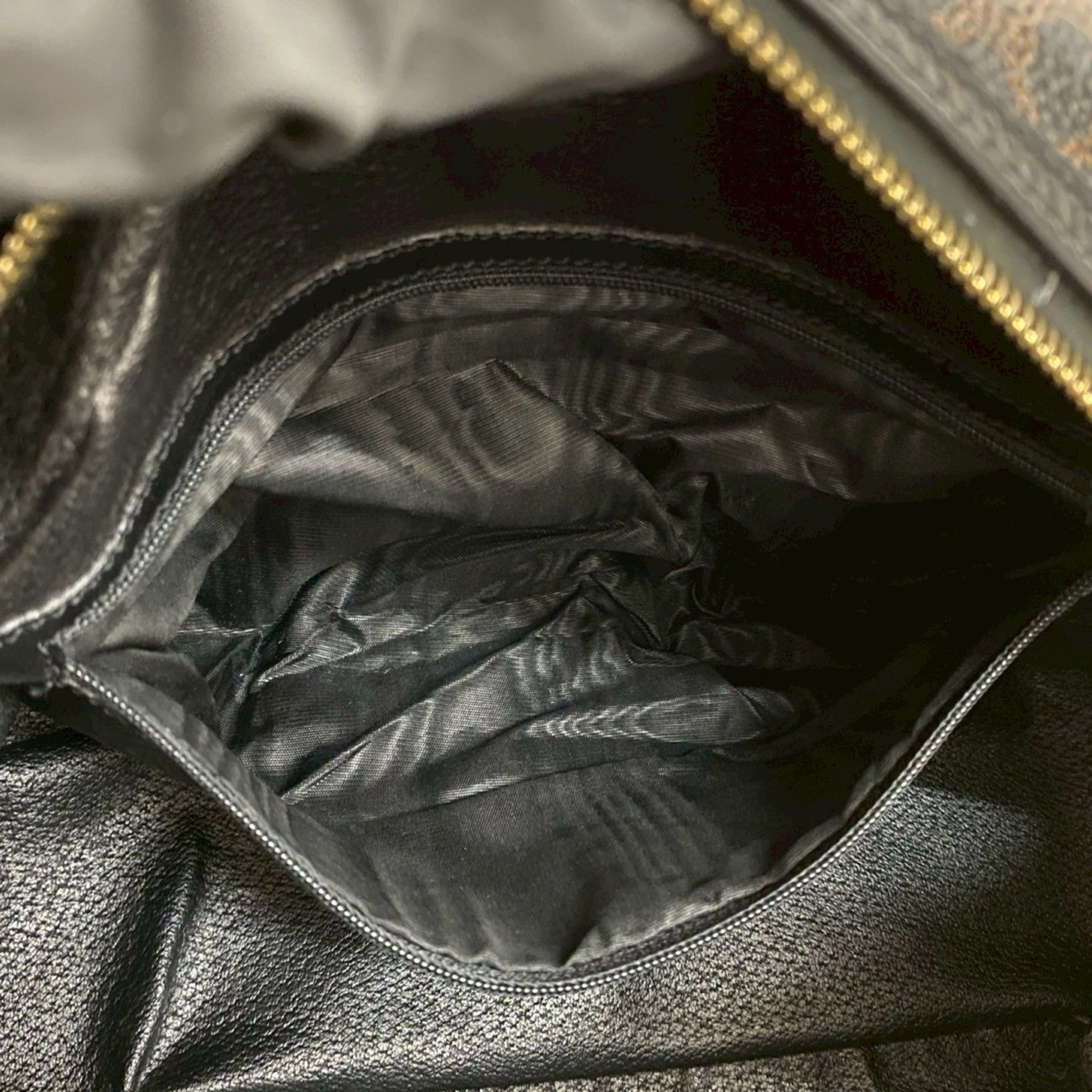 Celine Black Brown Leather Pvc Boston Bag Handbag (Pre-Owned)