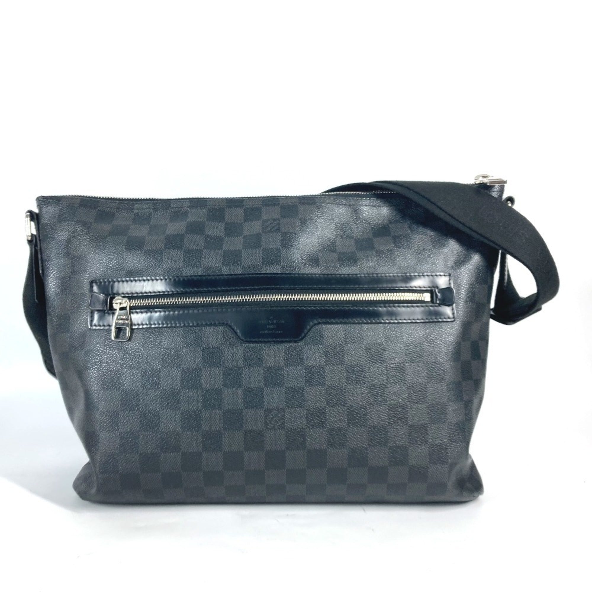 Louis Vuitton Black Damier Graphite Shoulder Bag (Pre-Owned)