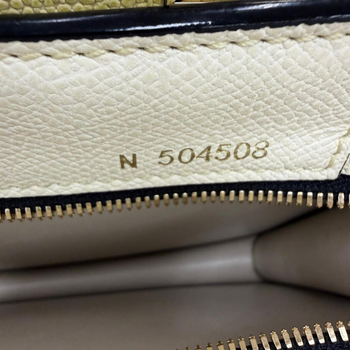 Valextra Beige Ivory Yellow Leather Handbag Tote Bag (Pre-Owned)
