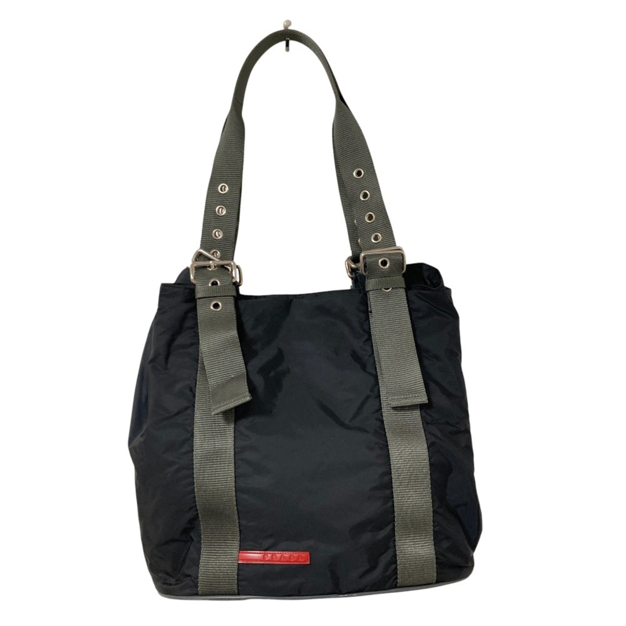 Prada Black Nylon Tote Bag (Pre-Owned)