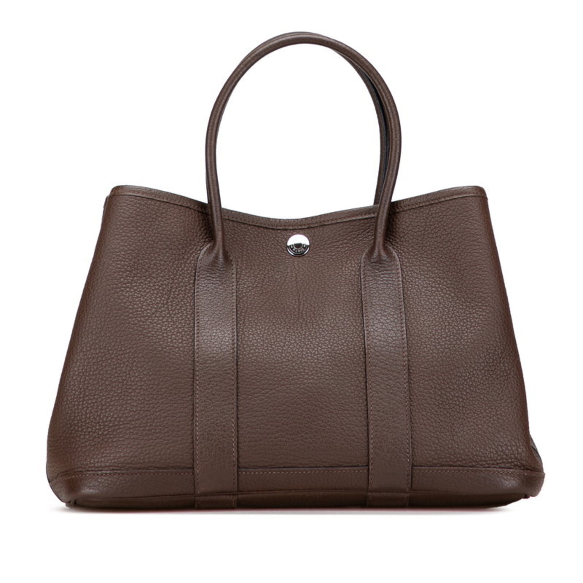 Hermes Garden Chocolat Negonda Leather Handbag (Pre-Owned)