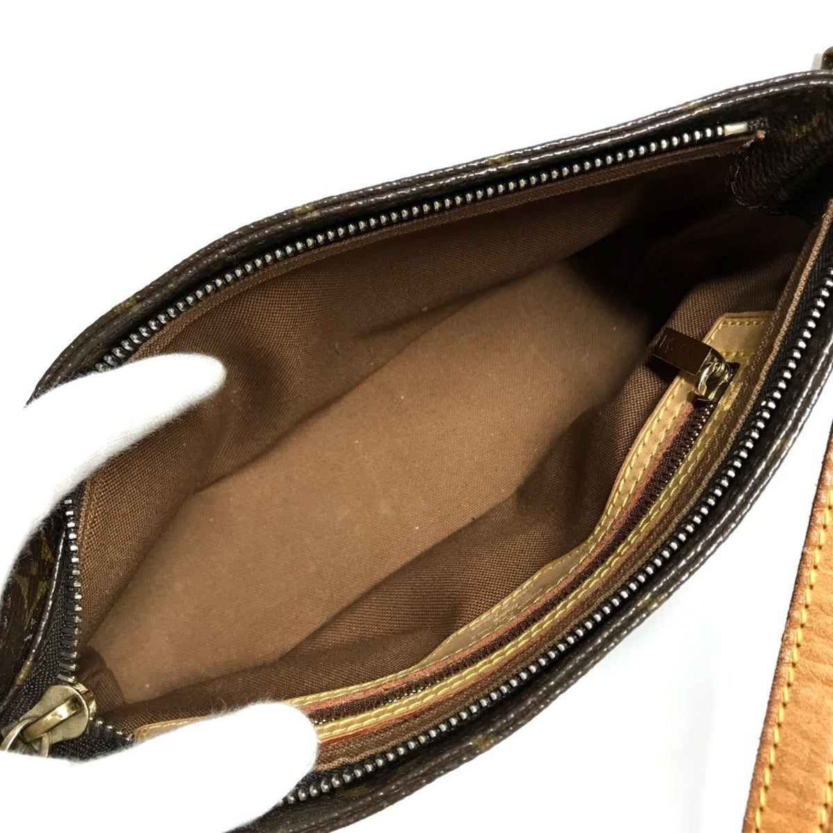 Louis Vuitton Brown Monogram Panda Monogram Canvas Pochette Shoulder Bag (Pre-Owned)