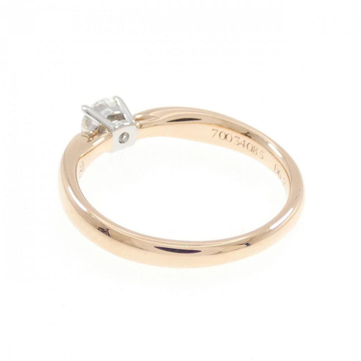 Tiffany Pink Gold (18K) Platinum 950 Band Ring (Pre-Owned)