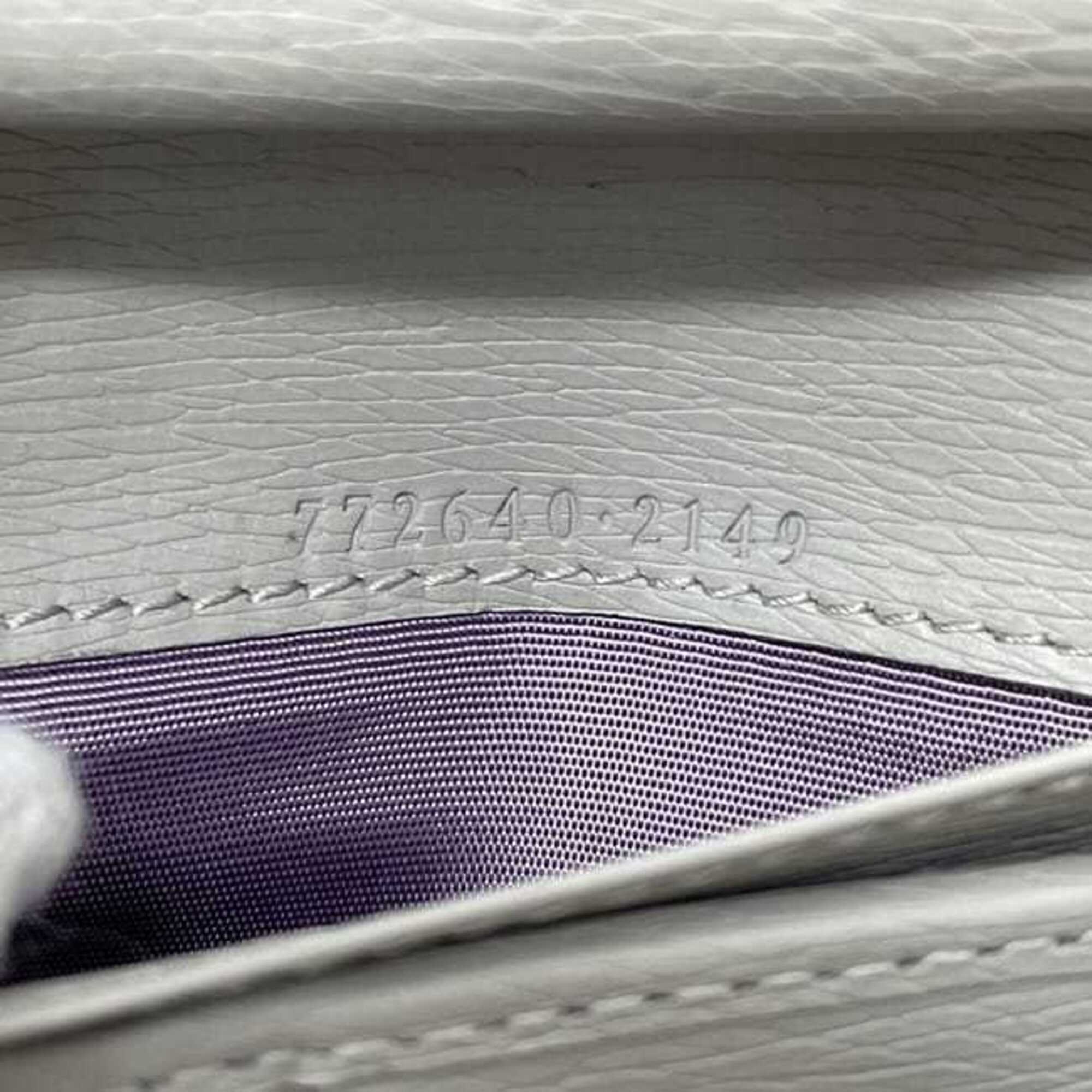 Gucci Gray Leather Wallet (Bi-Fold) (Pre-Owned)