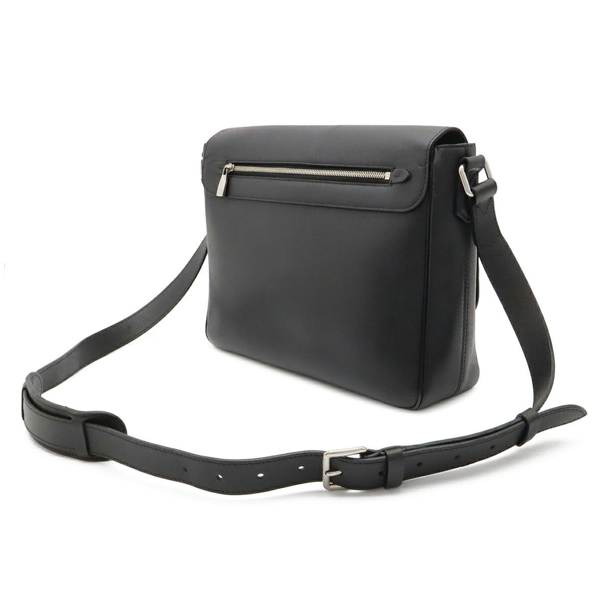 Louis Vuitton Taiga Black Noir Taiga Leather Handbag Shoulder Bag (Pre-Owned)