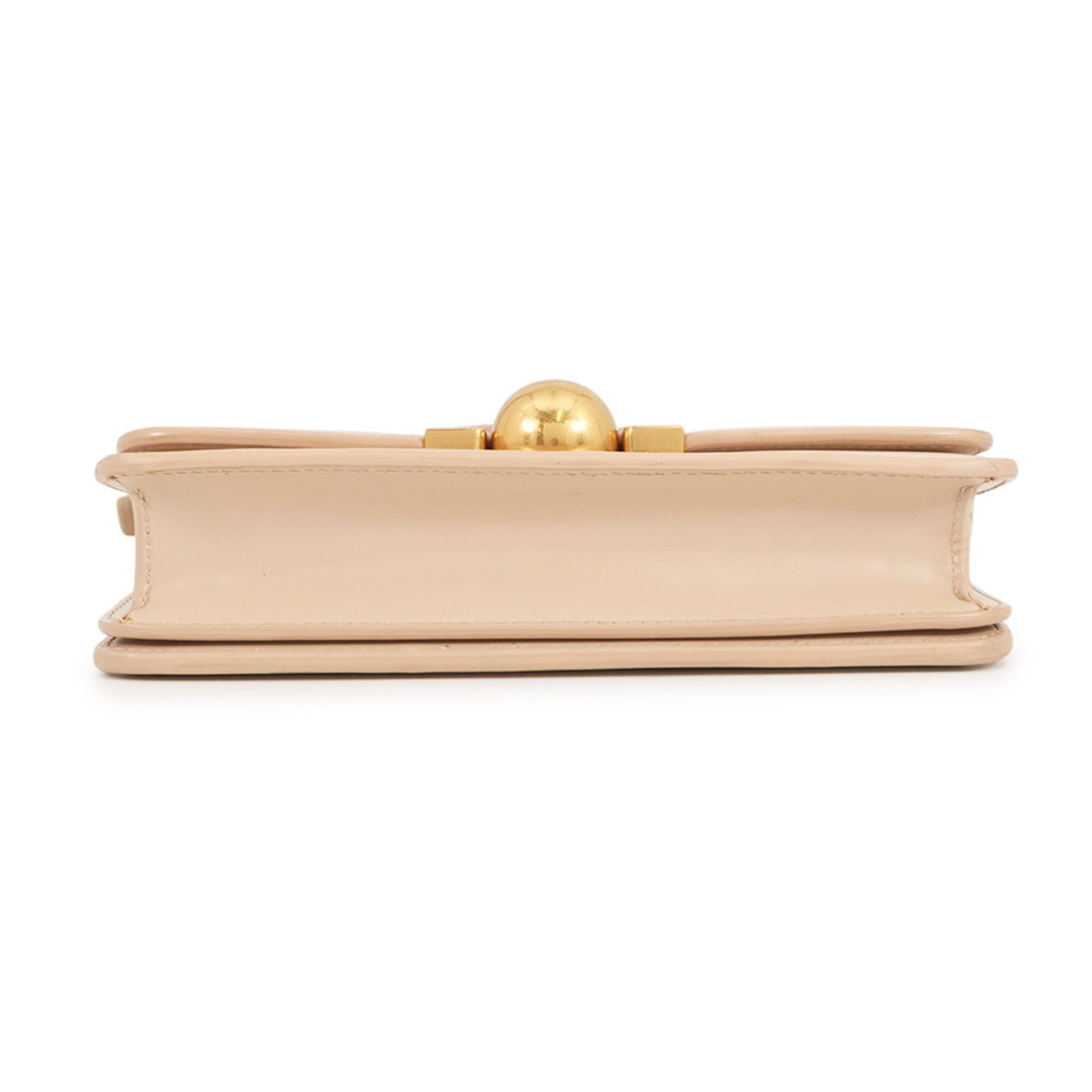 Bottega Veneta Beige Leather Handbag Shoulder Bag (Pre-Owned)