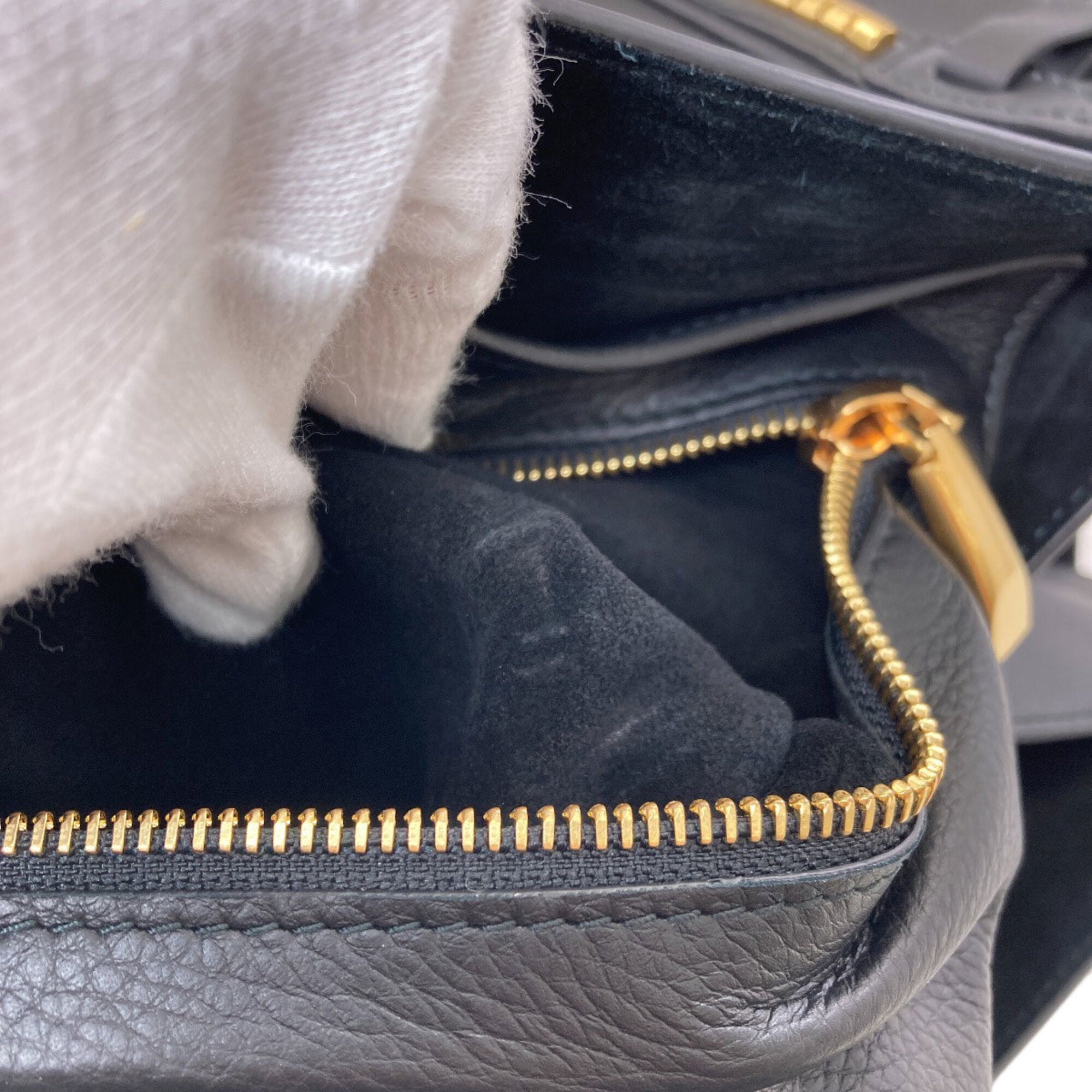 Bally Black Leather Tote Bag (Pre-Owned)
