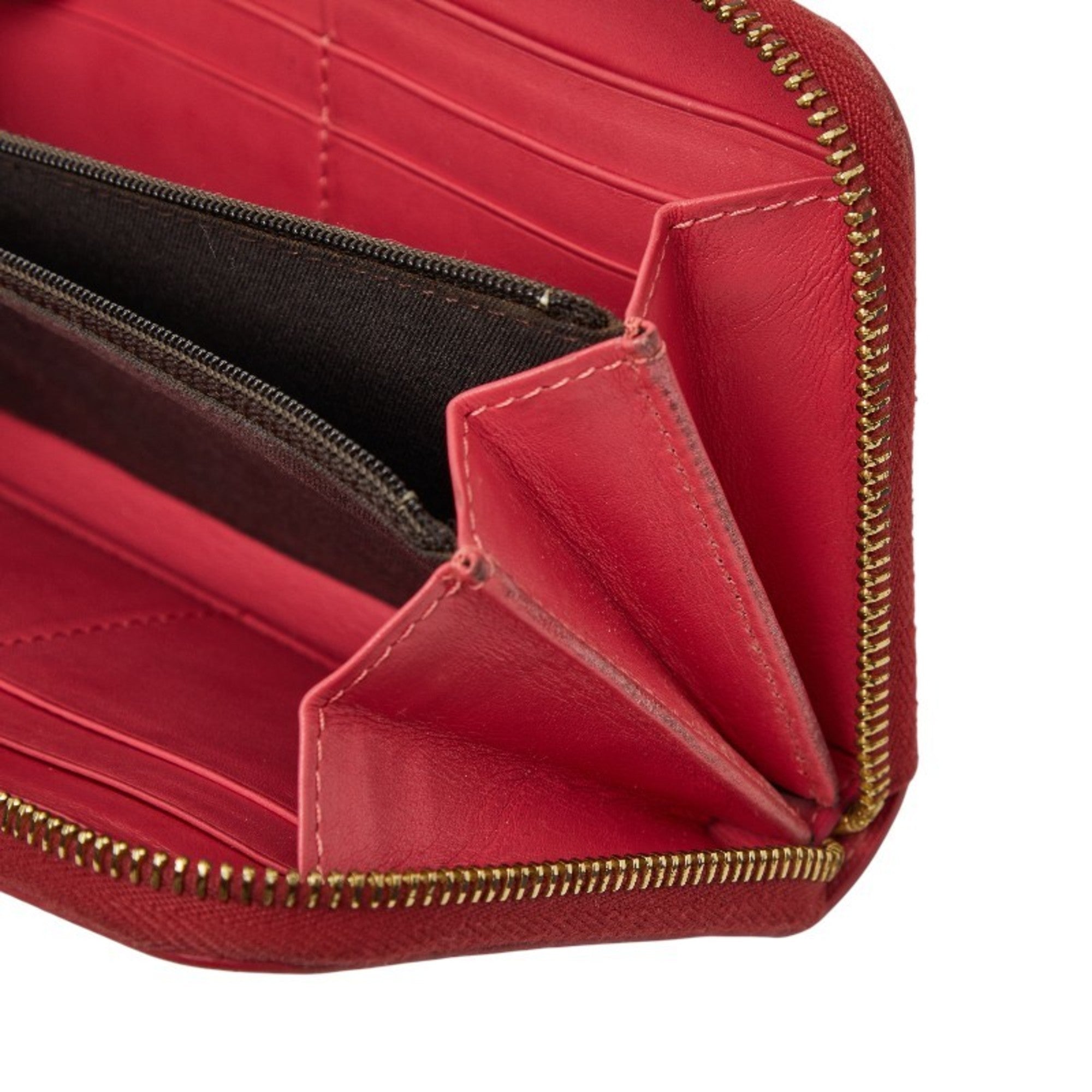 Fendi Pink Leather Coin Purse/Coin Case (Pre-Owned)
