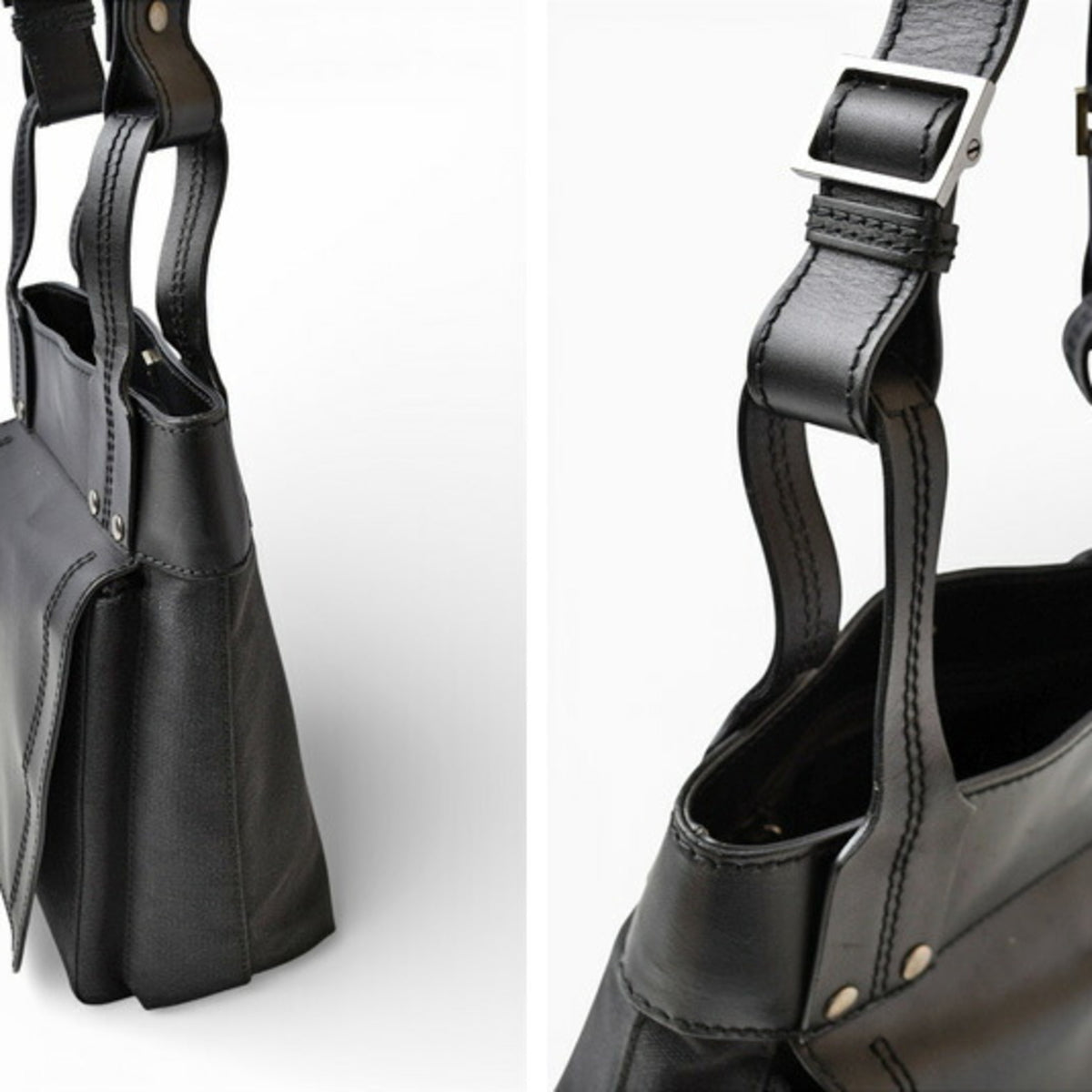 Gucci Black Leather Shoulder Bag (Pre-Owned)