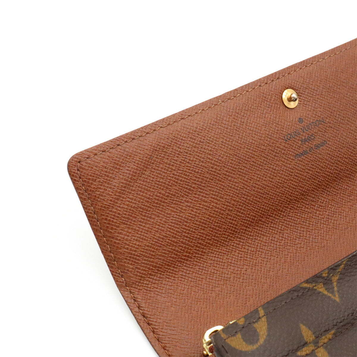 Louis Vuitton Brown Monogram Monogram Long Wallet (Bi-Fold) (Pre-Owned)