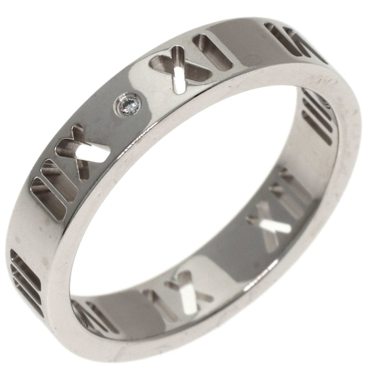 Tiffany White Gold White Gold (18K) Band Ring (Pre-Owned)
