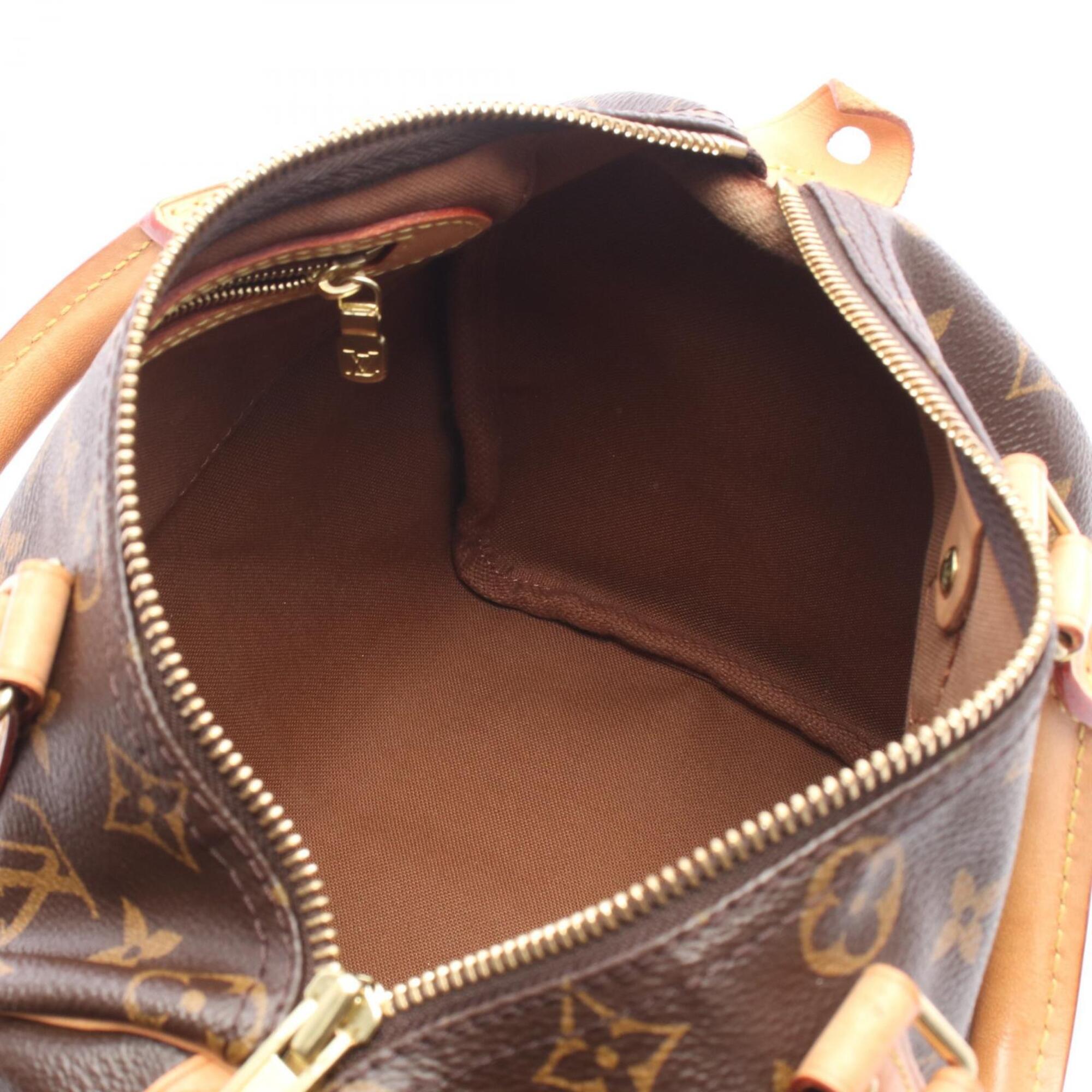 Louis Vuitton Brown Pvc Coated Canvas Leather Handbag (Pre-Owned)