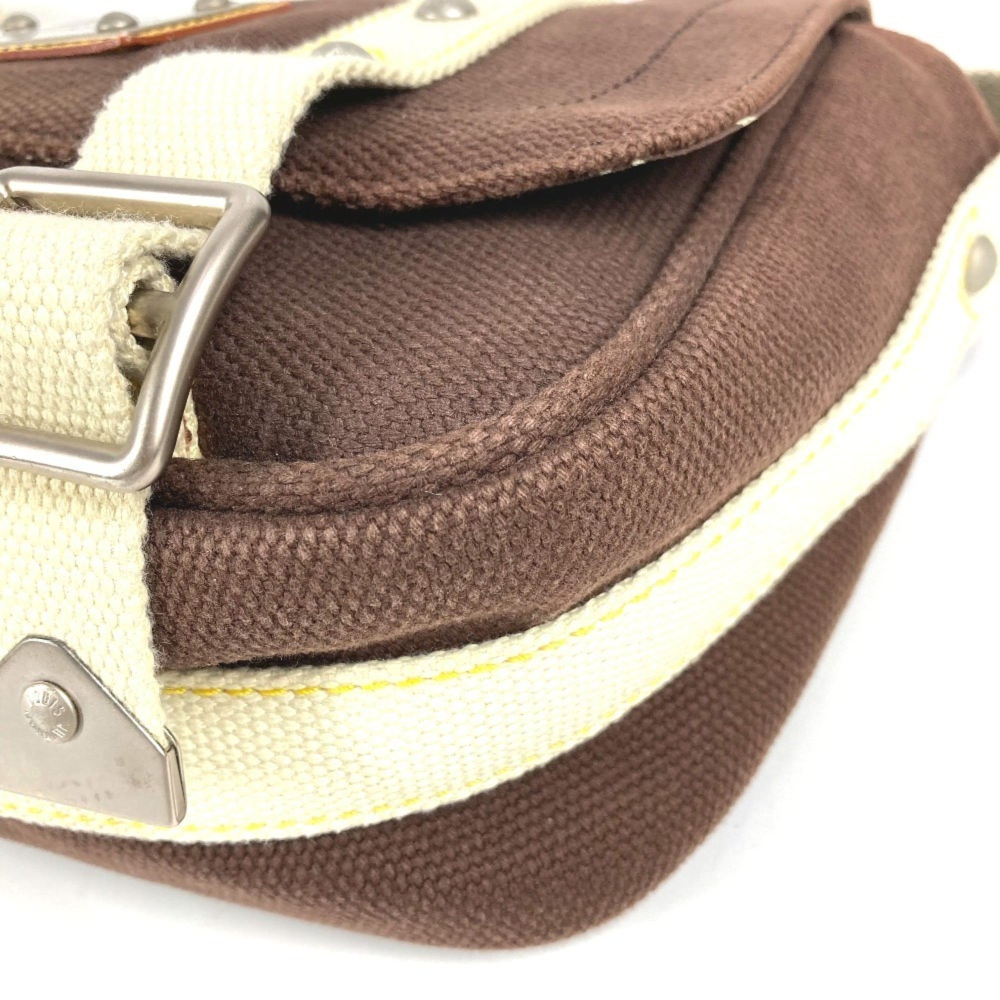 Louis Vuitton Brown Canvas Shoulder Bag (Pre-Owned)