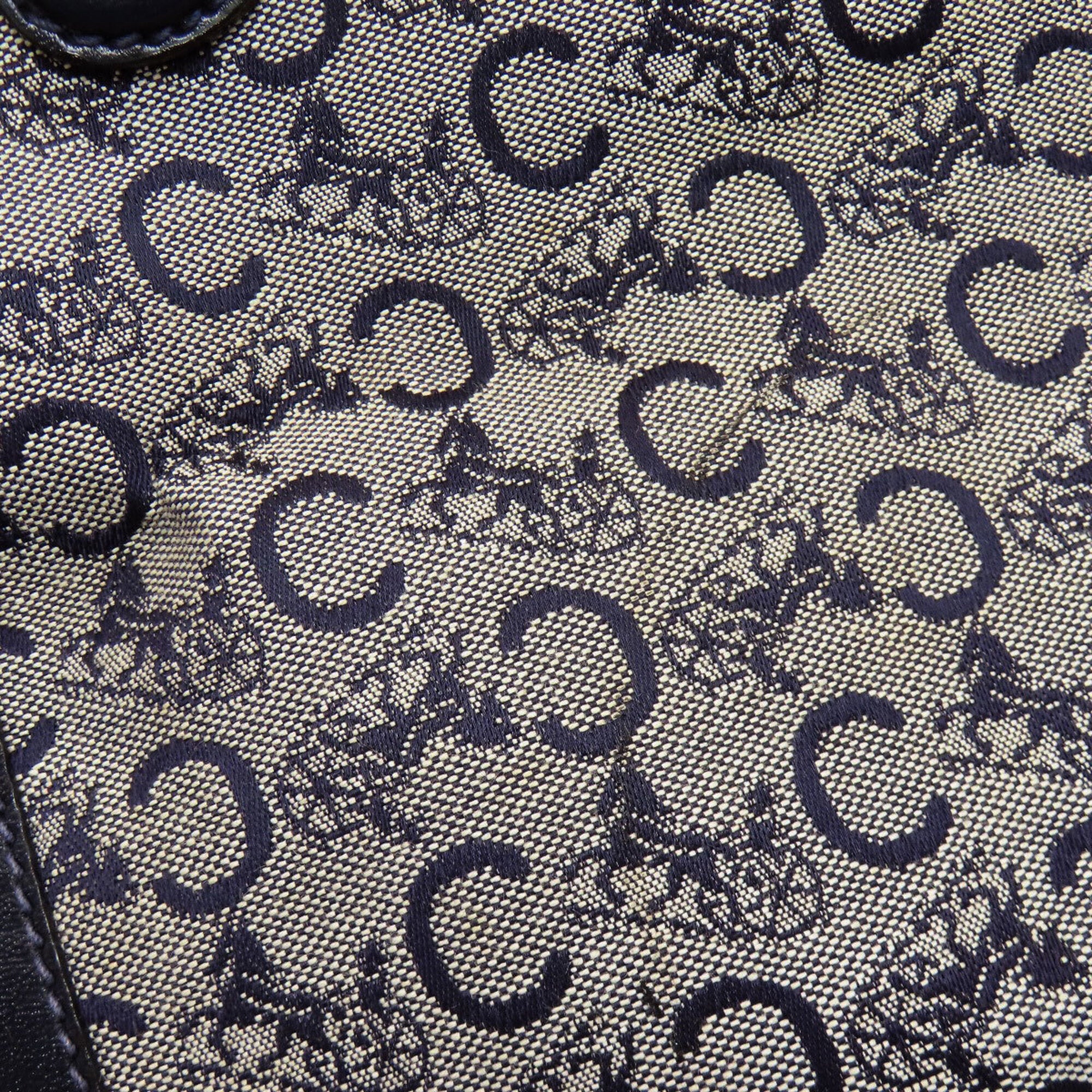 Celine Navy Canvas Handbag (Pre-Owned)