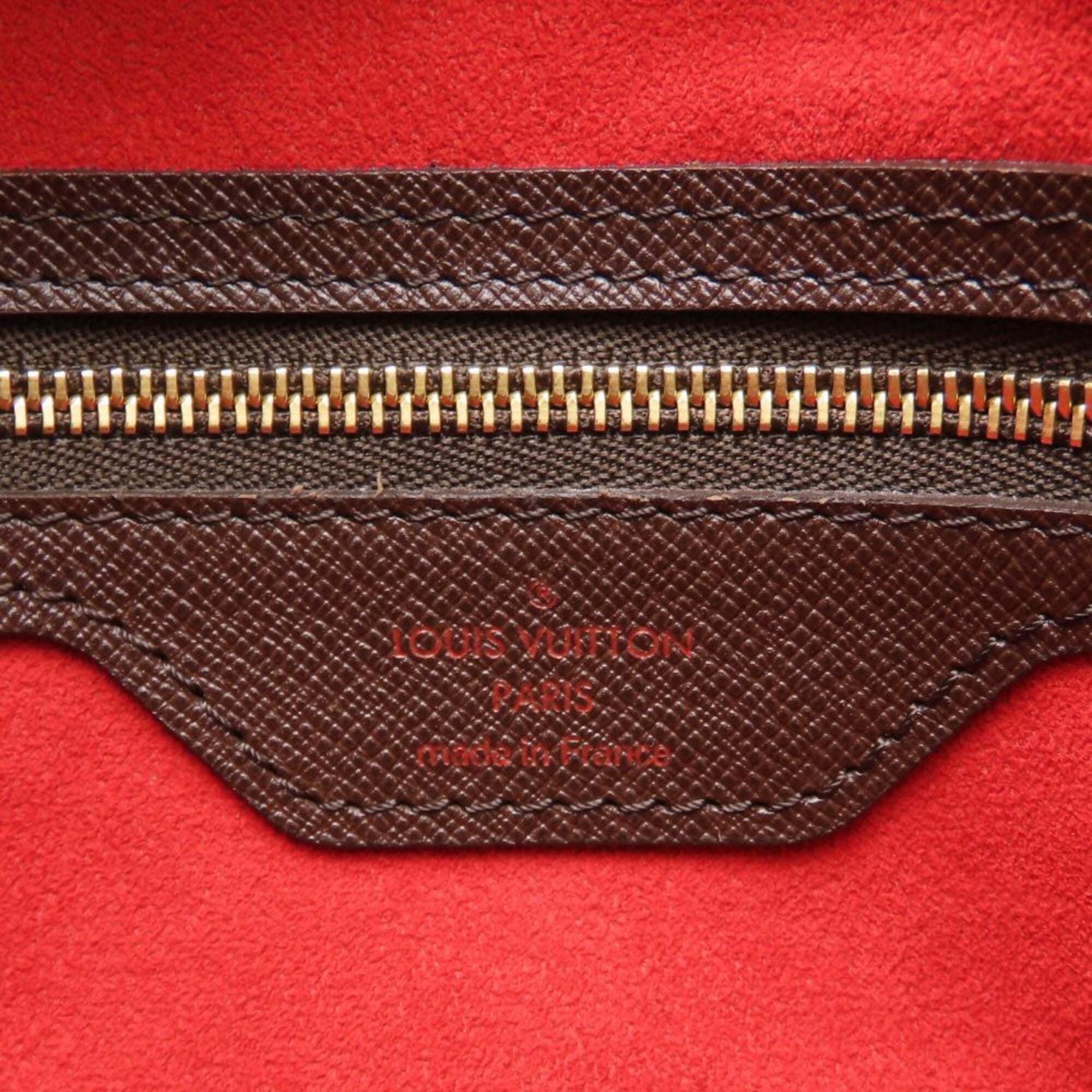 Louis Vuitton Ebene Damier Canvas Shoulder Bag (Pre-Owned)