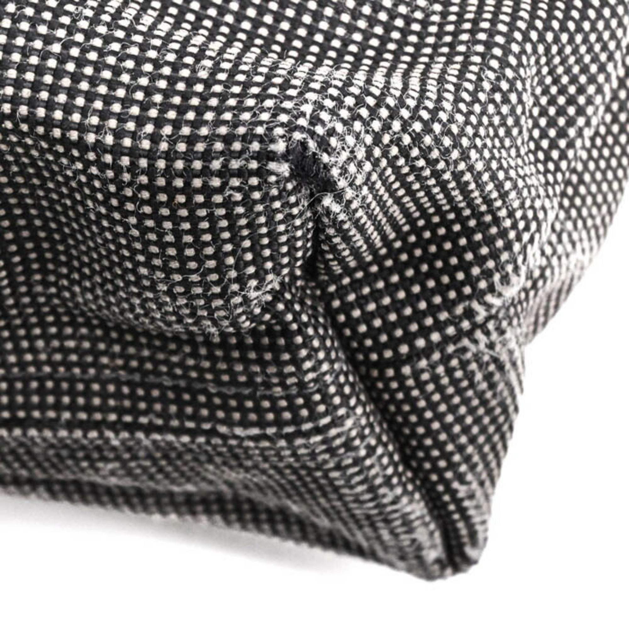 Hermes Gray Canvas Tote Bag (Pre-Owned)