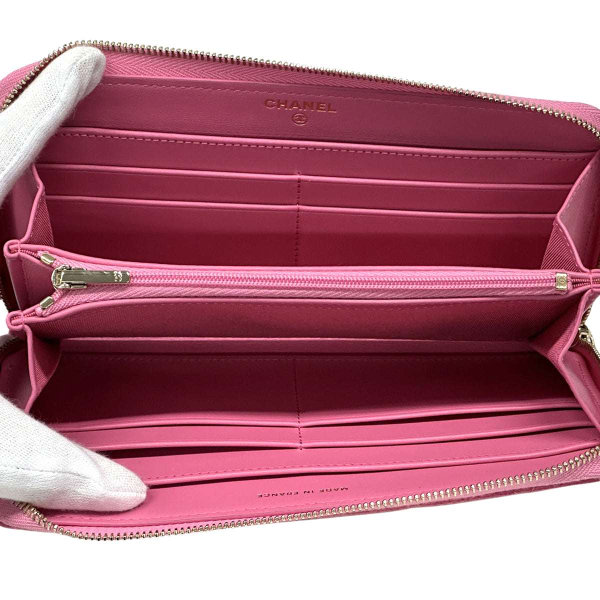 Chanel Pink Grained Calfskin (Pre-Owned)