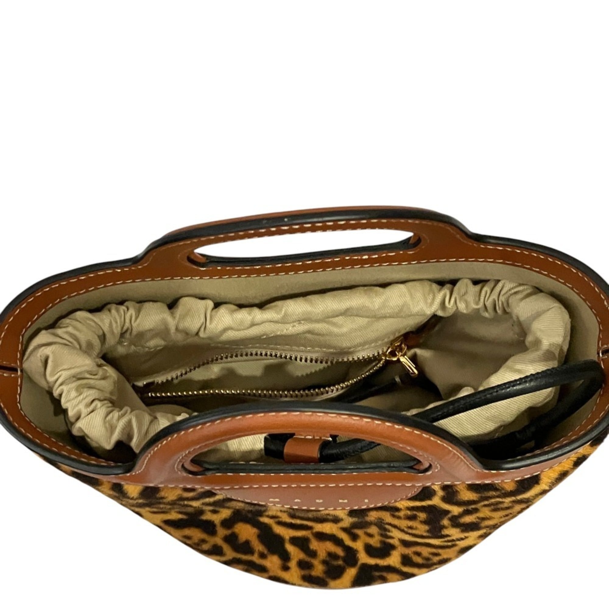 Marni Brown Handbag Shoulder Bag (Pre-Owned)