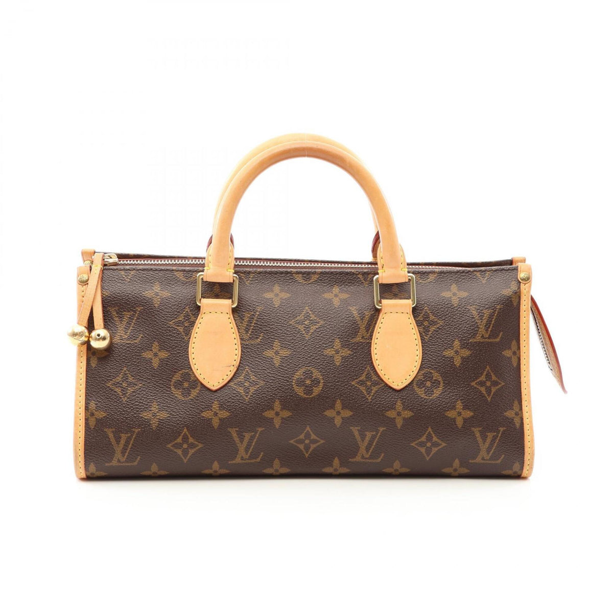 Louis Vuitton Brown Coated Canvas Leather Handbag (Pre-Owned)