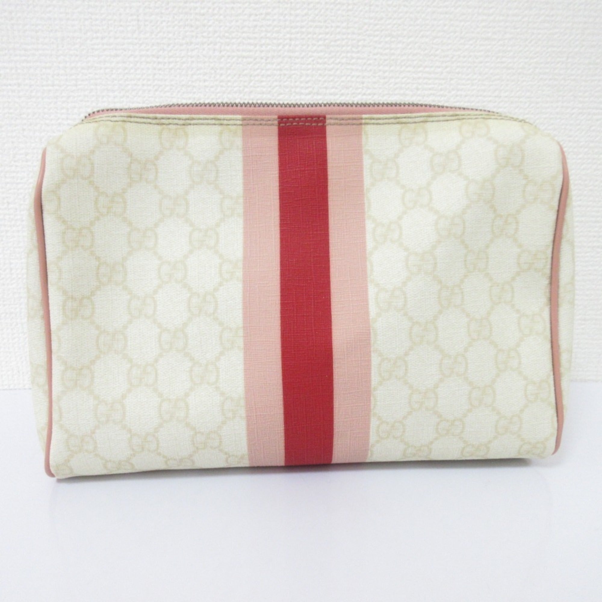 Gucci Pink White Clutch Bag (Pre-Owned)