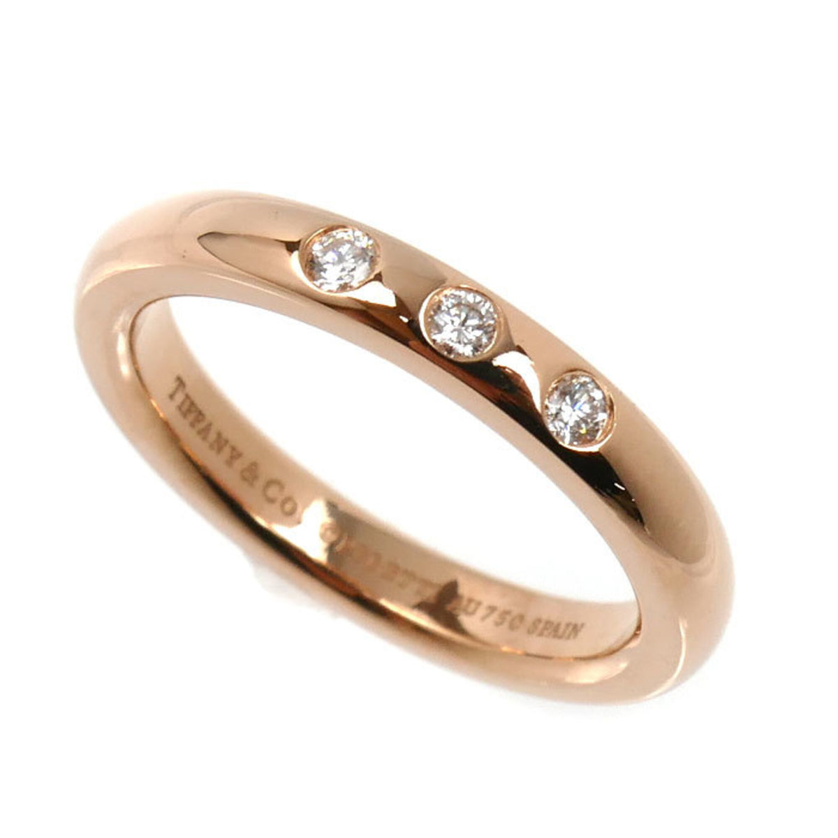 Tiffany Pink Gold (18K) Band Ring (Pre-Owned)