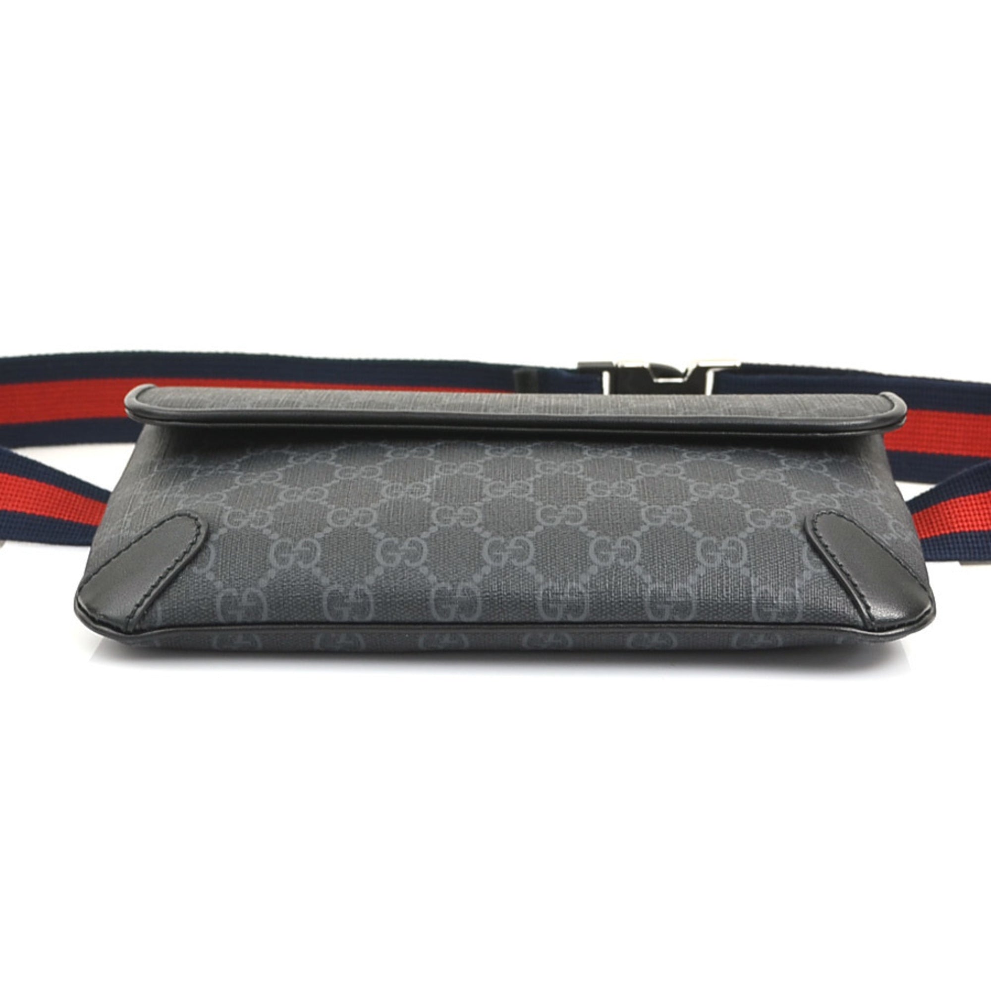 Gucci Black Gg Supreme Fanny Pack (Pre-Owned)