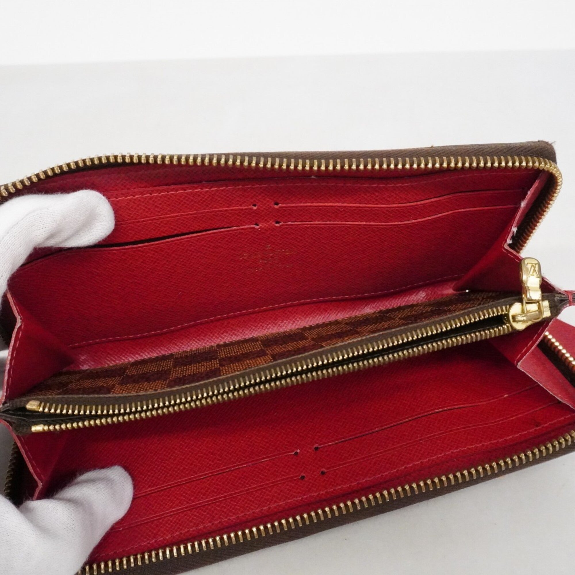 Louis Vuitton Cerise Ebene Long Wallet (Bi-Fold) (Pre-Owned)