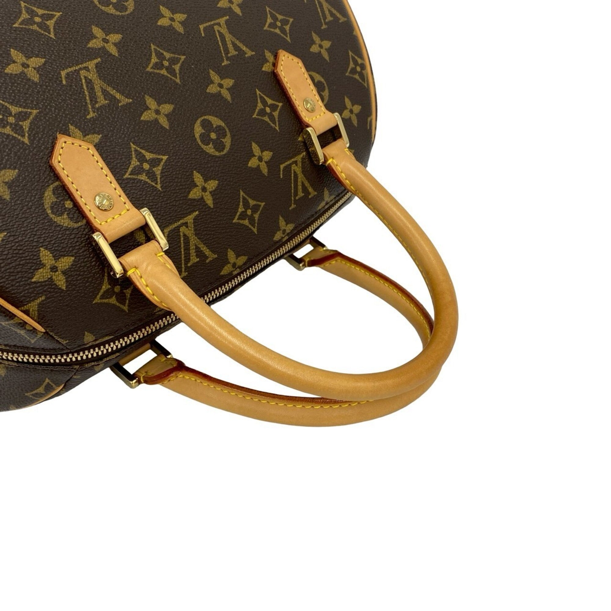 Louis Vuitton Brown Leather Boston Bag Handbag (Pre-Owned)