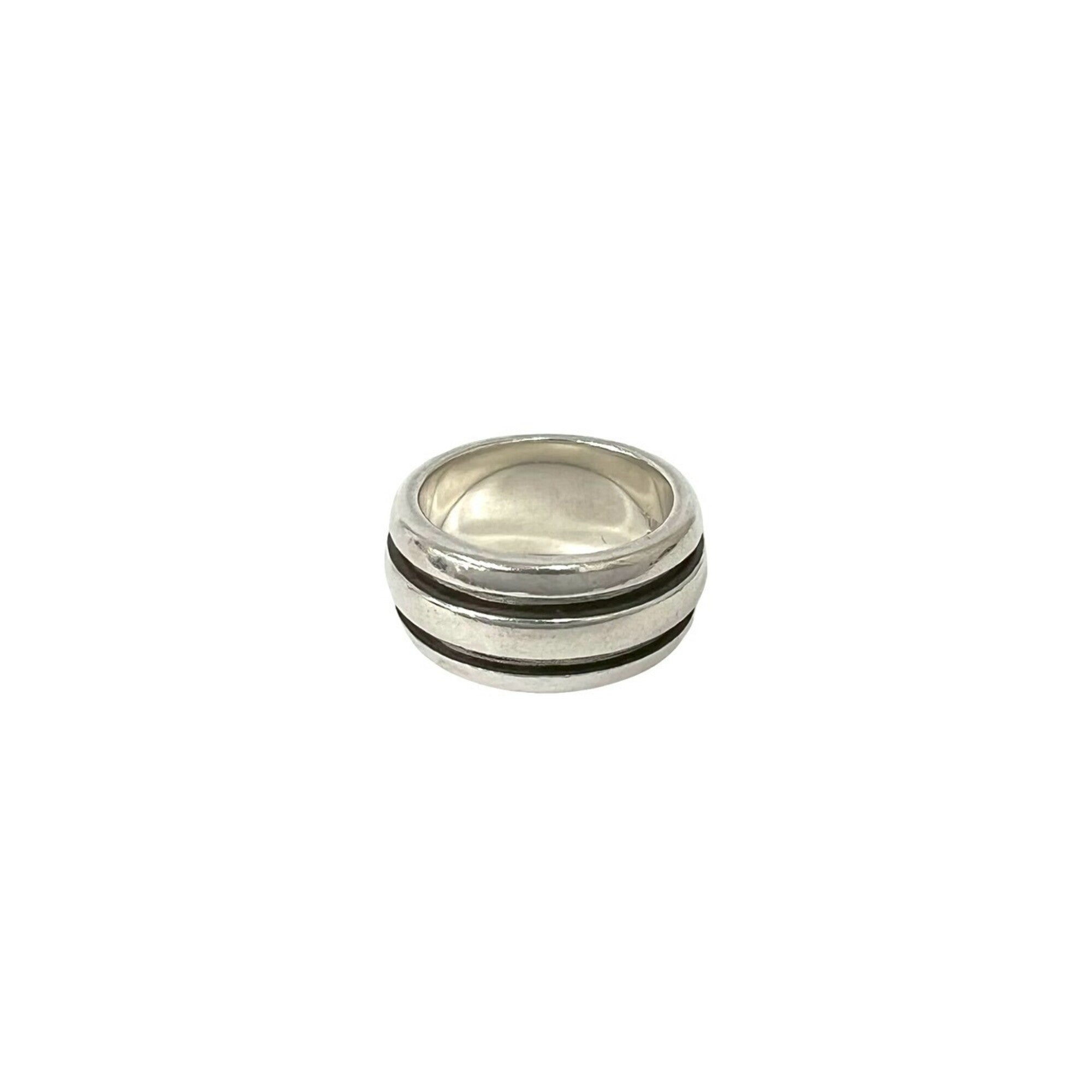 Tiffany Silver Silver 925 Band Ring (Pre-Owned)