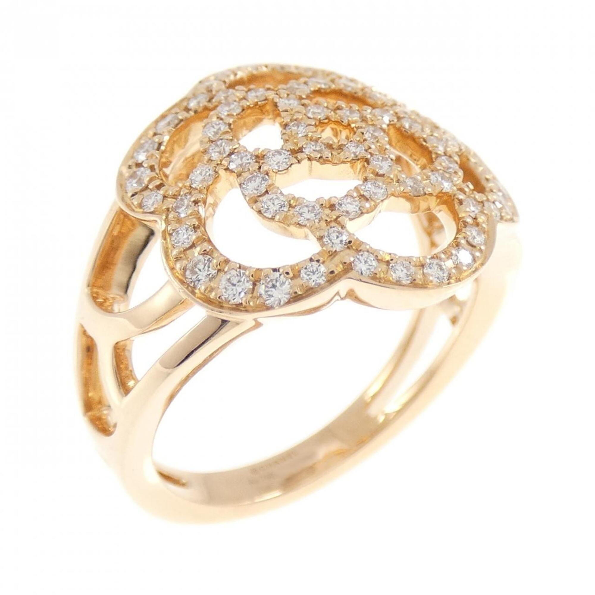 Chanel Pink Gold Pink Gold (18K) Band Ring (Pre-Owned)