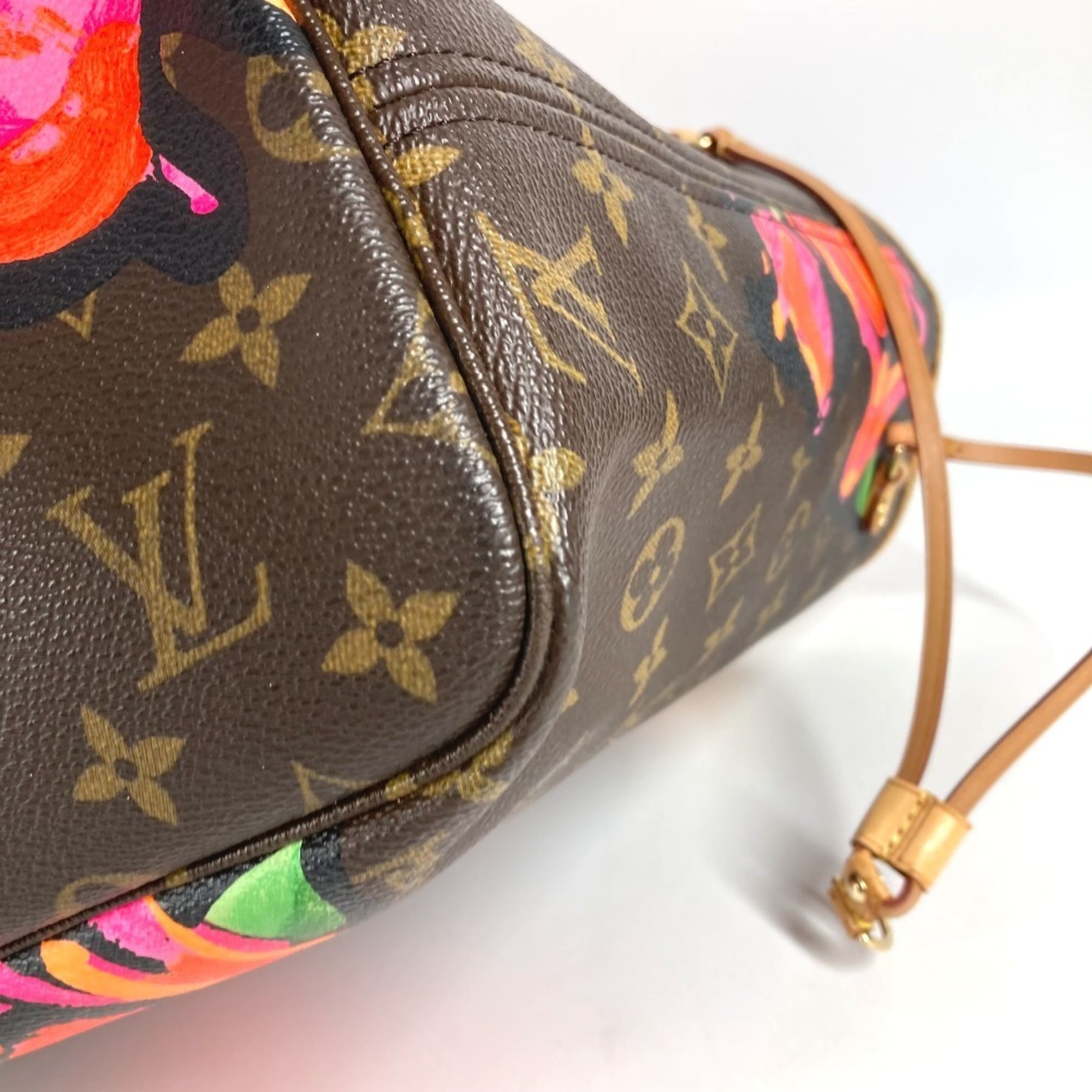 Louis Vuitton Monogram Brown Rose Monogram Shoulder Bag Tote Bag (Pre-Owned)