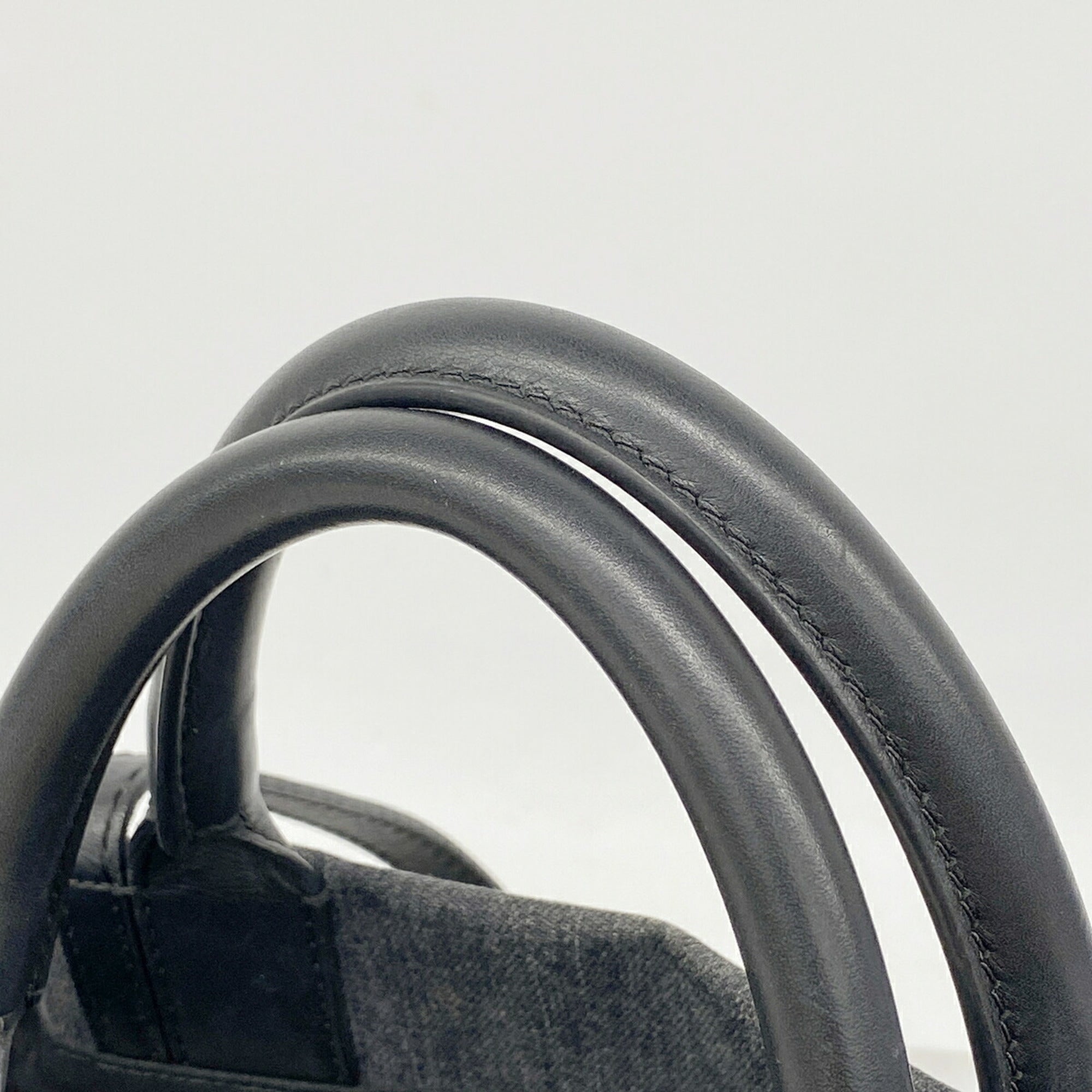 Chanel Gray Denim Handbag (Pre-Owned)