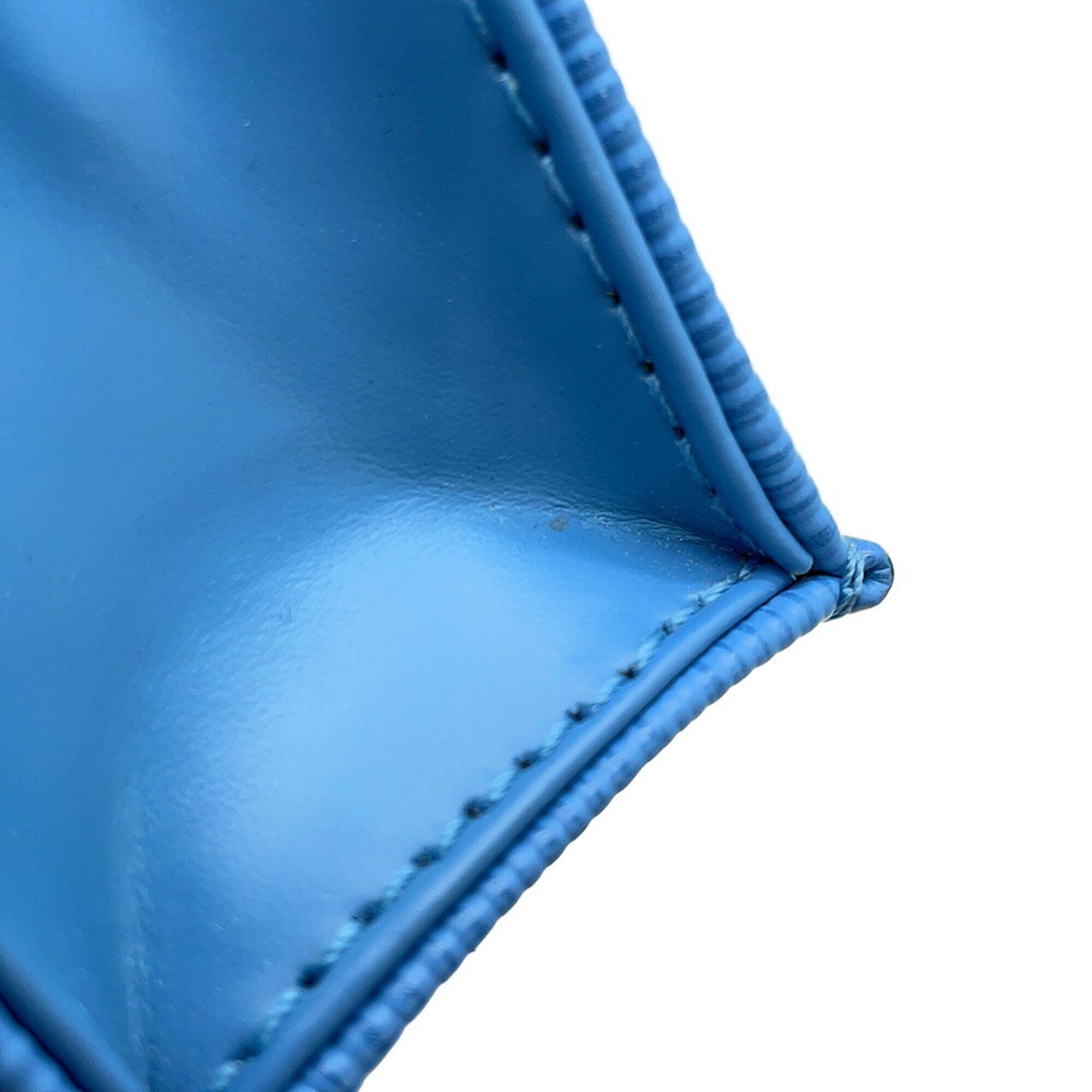 Louis Vuitton Epi Blue Epi Leather Handbag Shoulder Bag (Pre-Owned)