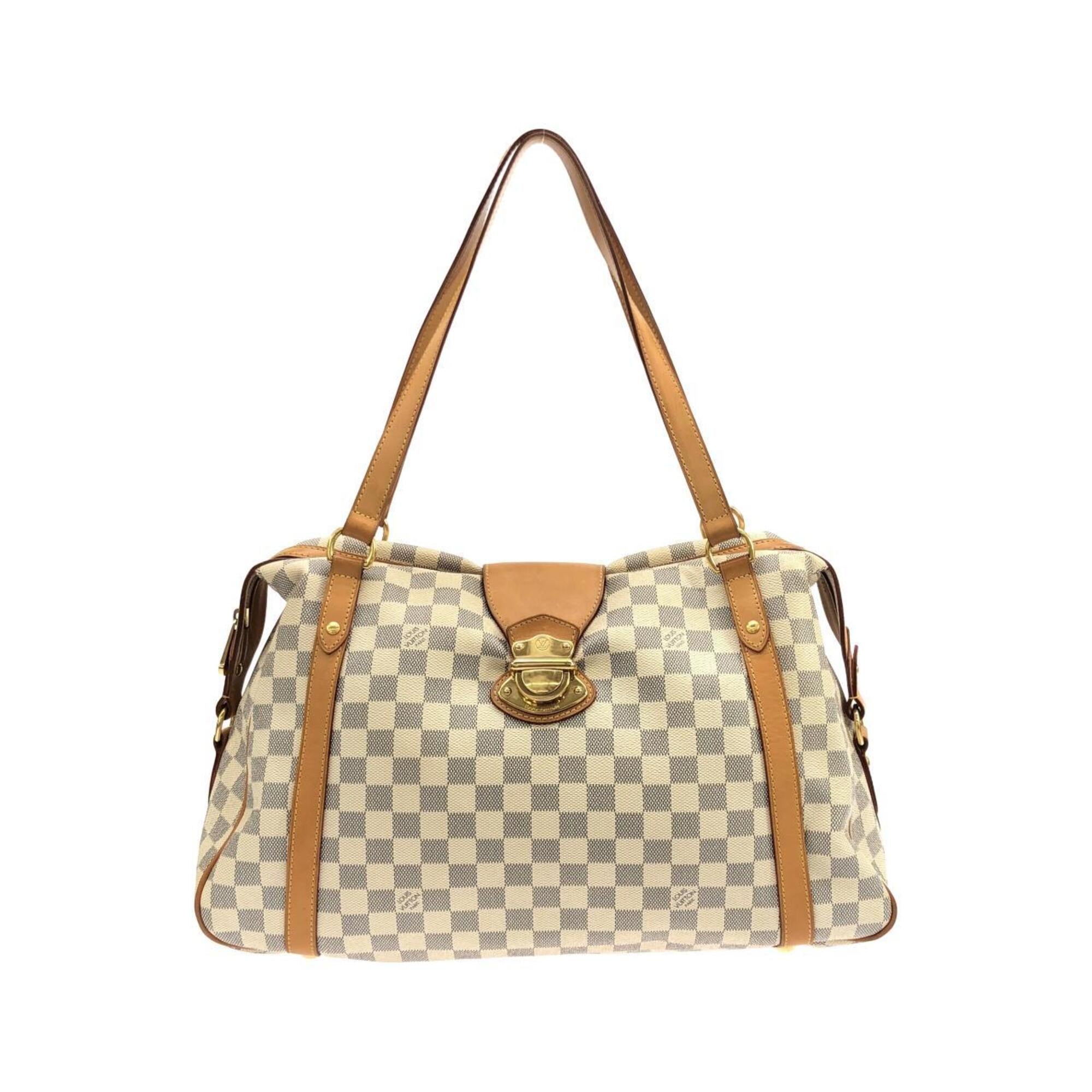 Louis Vuitton Azur Coated Canvas Shoulder Bag (Pre-Owned)